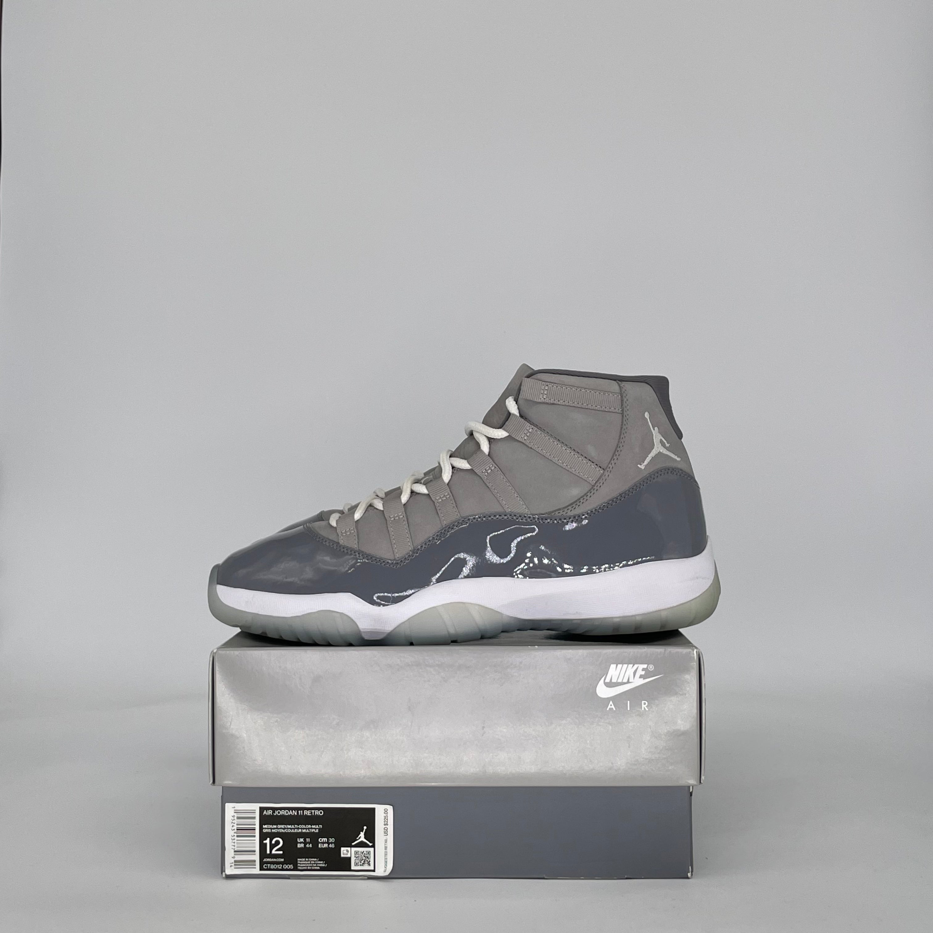 AIR JORDAN 11 COOL GREY (2021) CT8012-005 SIZE 12/13.5W