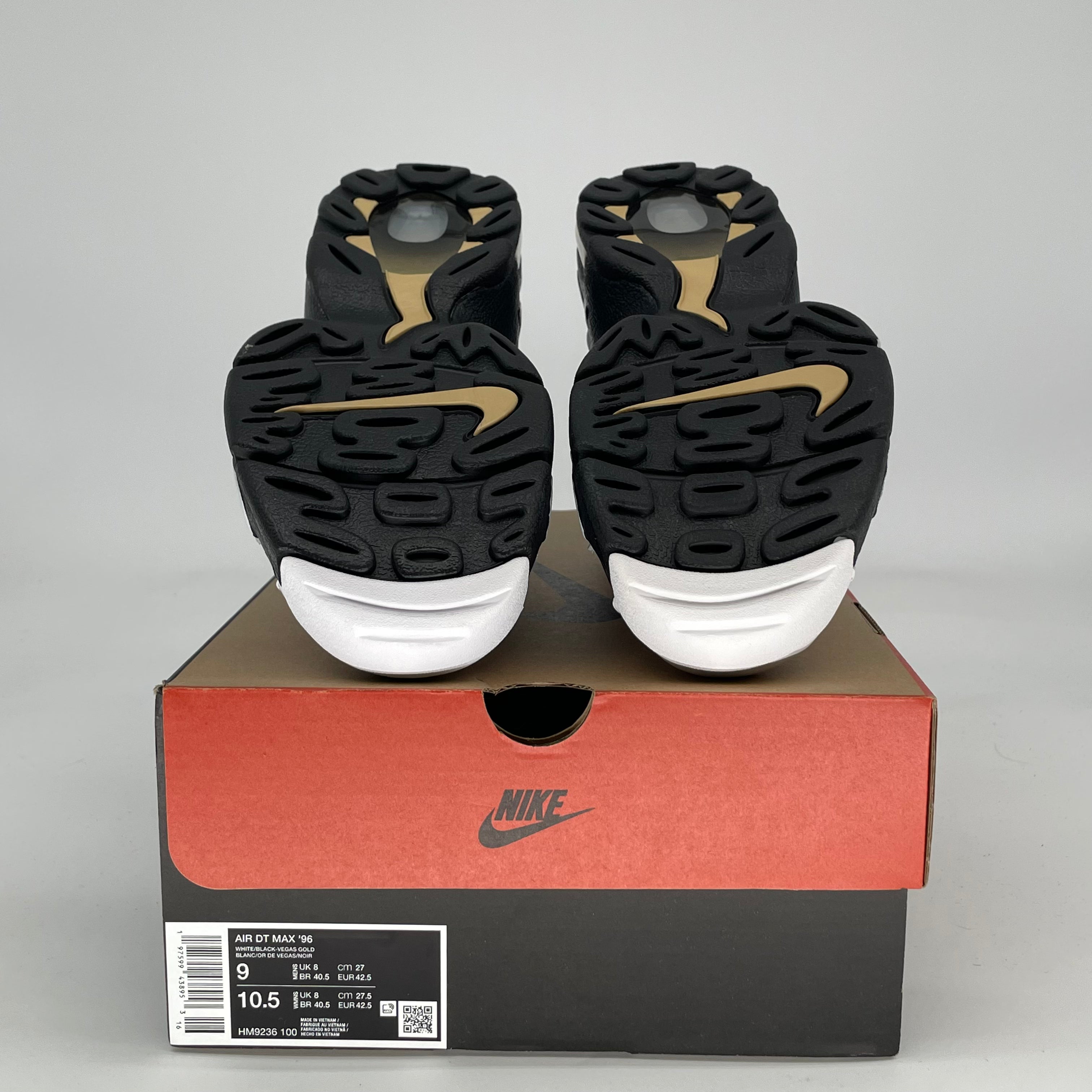 NIKE AIR DT MAX 96 COLORADO AWAY WHITE BLACK HM9236-100 SIZE 9/10.5W