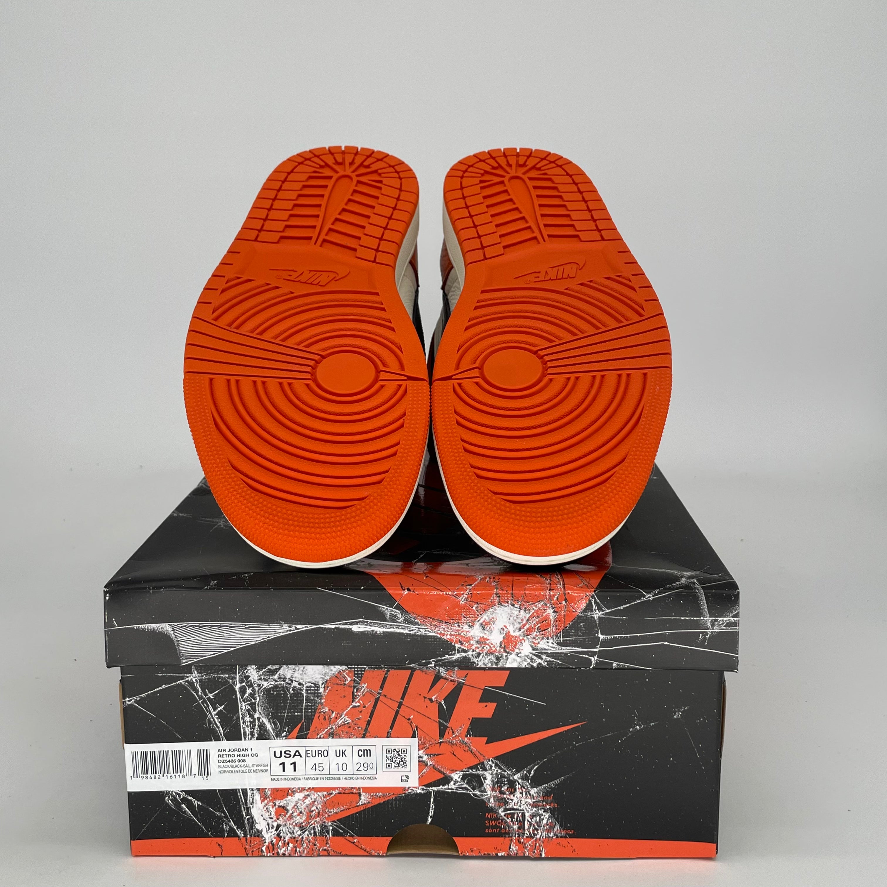 AIR JORDAN 1 SHATTERED BACKBOARD 2025 DZ5485-008 SIZE 11/12.5W