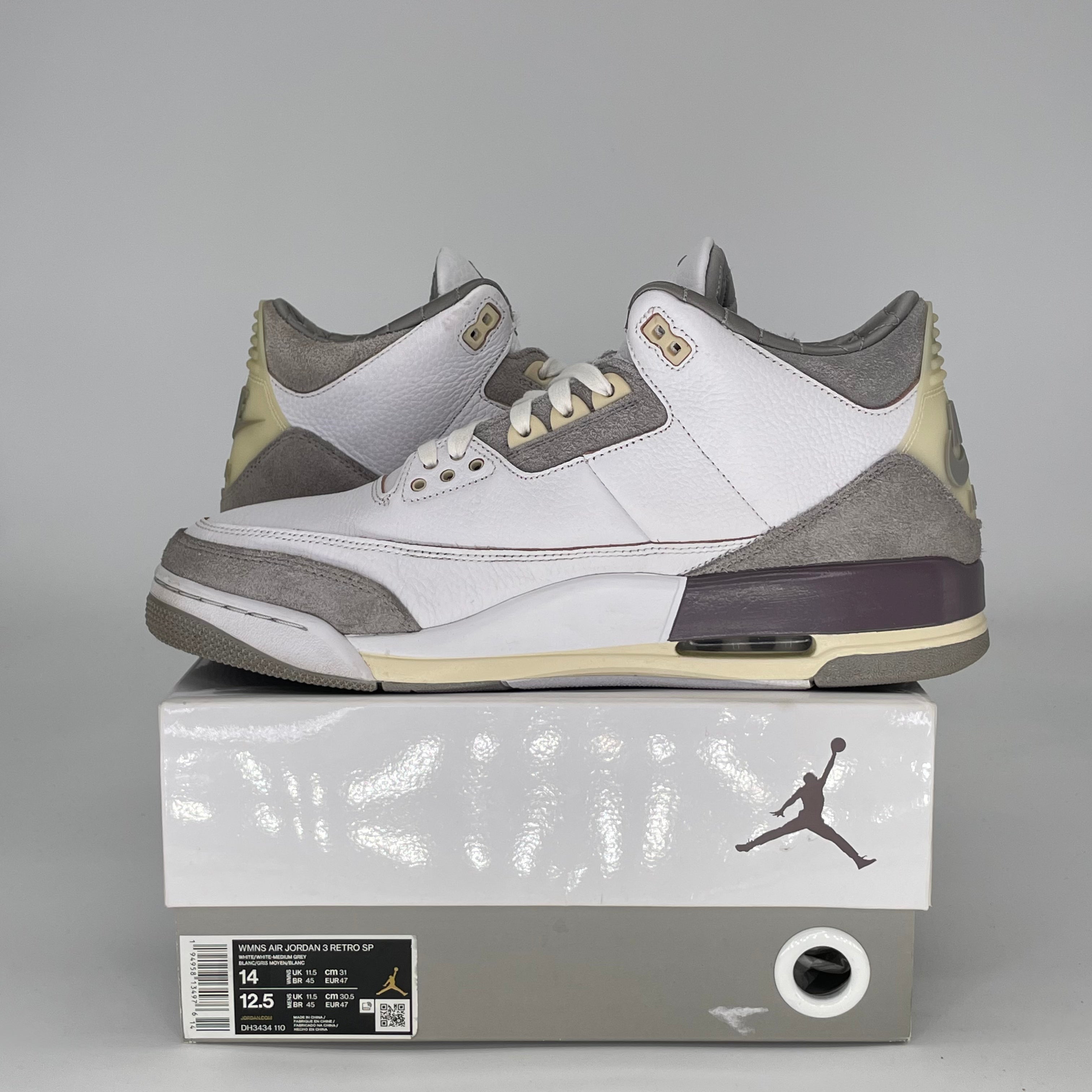 AIR JORDAN 3 A MA MANIERE W DH3434-110 SIZE 12.5/14W