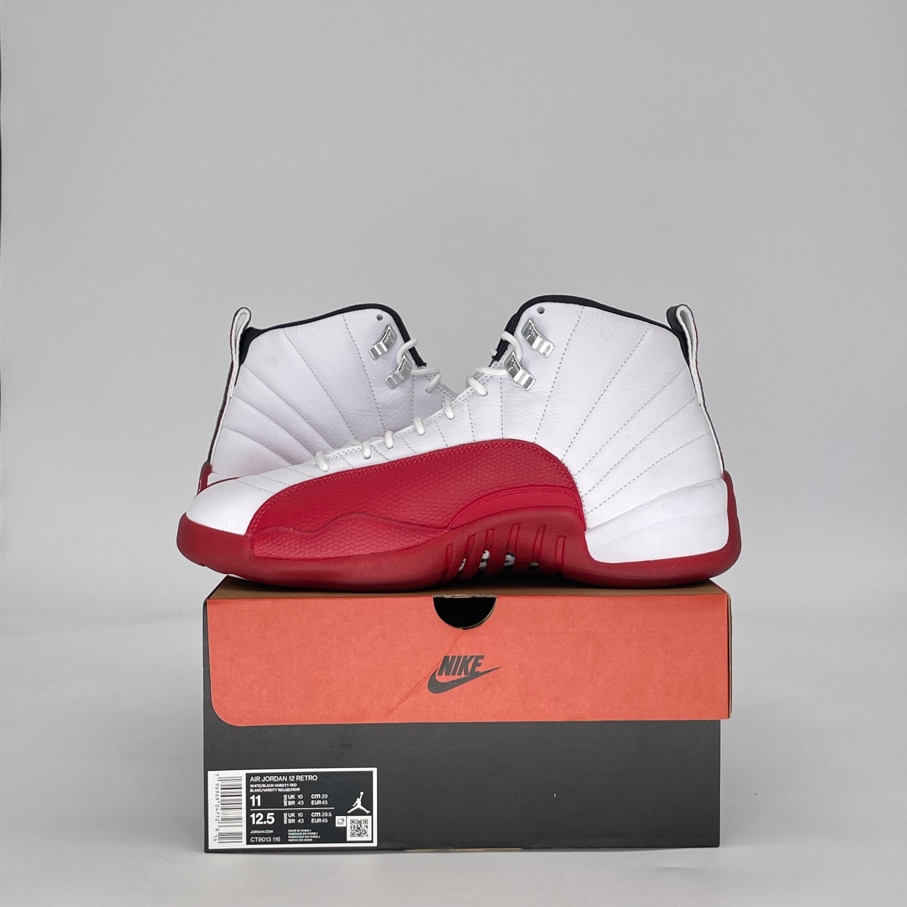 AIR JORDAN 12 CHERRY (2023) CT8013-116 SIZE 11/12.5W