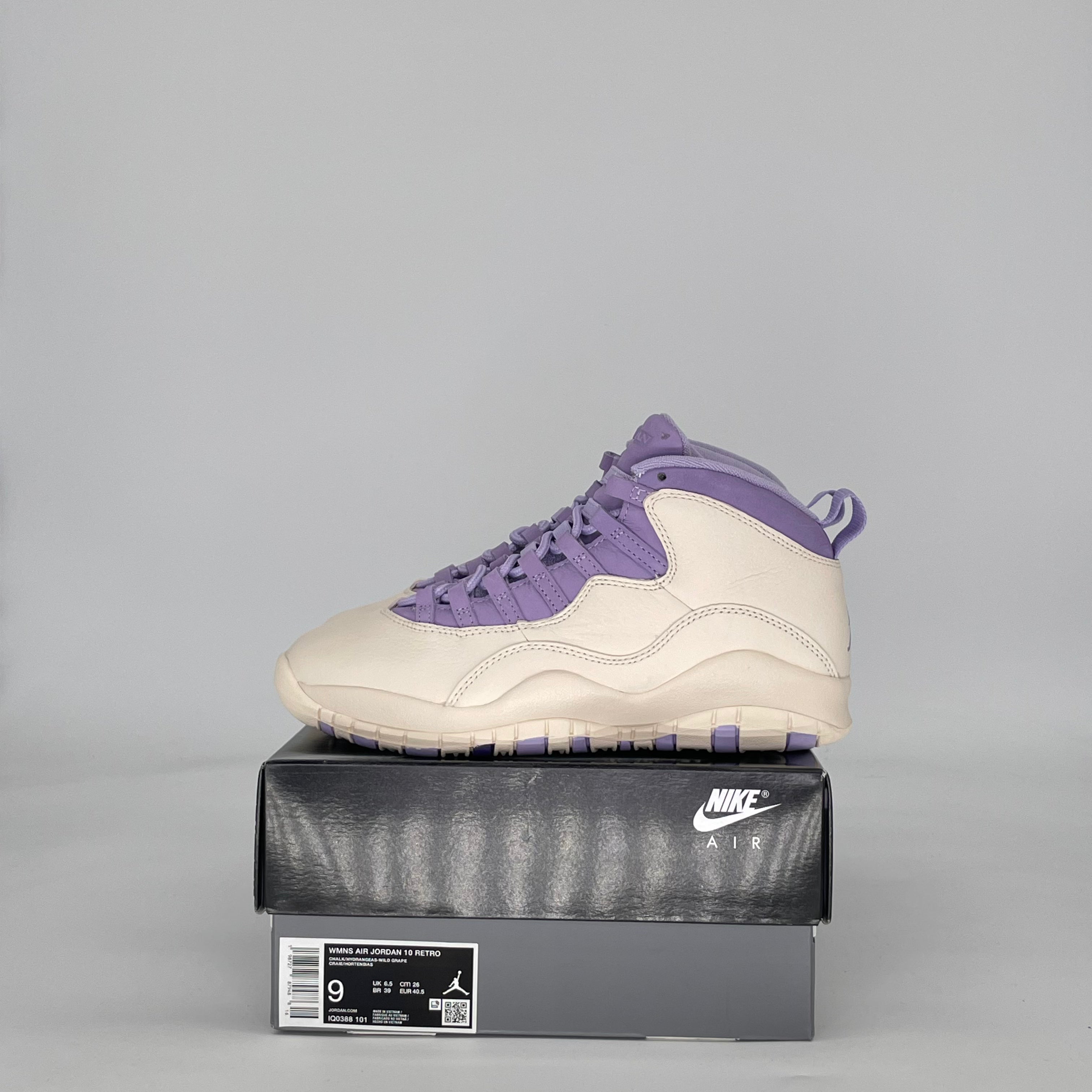 AIR JORDAN 10 HYDRANGEAS IQ0388-101 SIZE 7.5/9W MENS