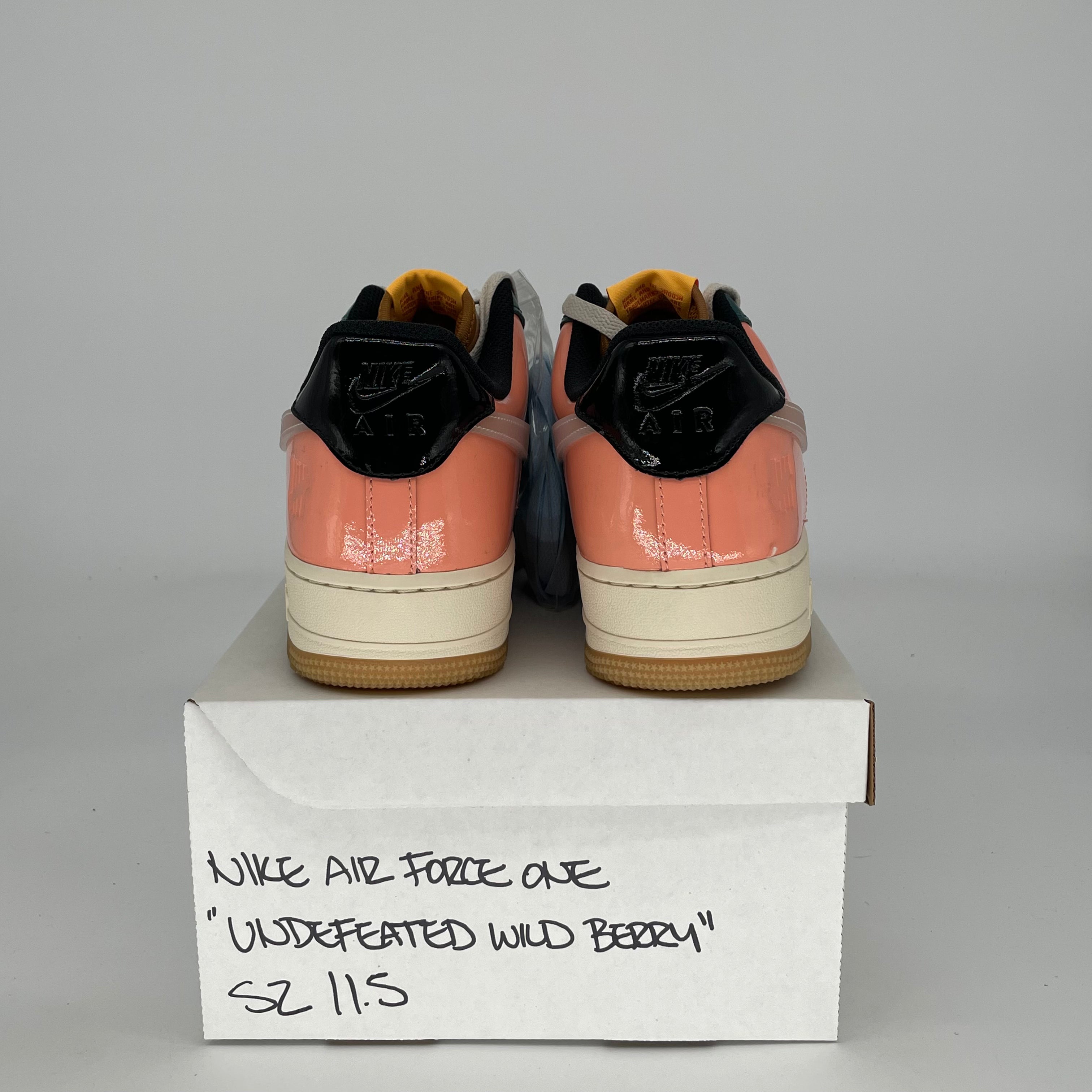 NIKE AIR FORCE 1 LOW UNDEFEATED MULTI-PATENT WILD BERRY DV5255-500 SIZE 11.5/13W