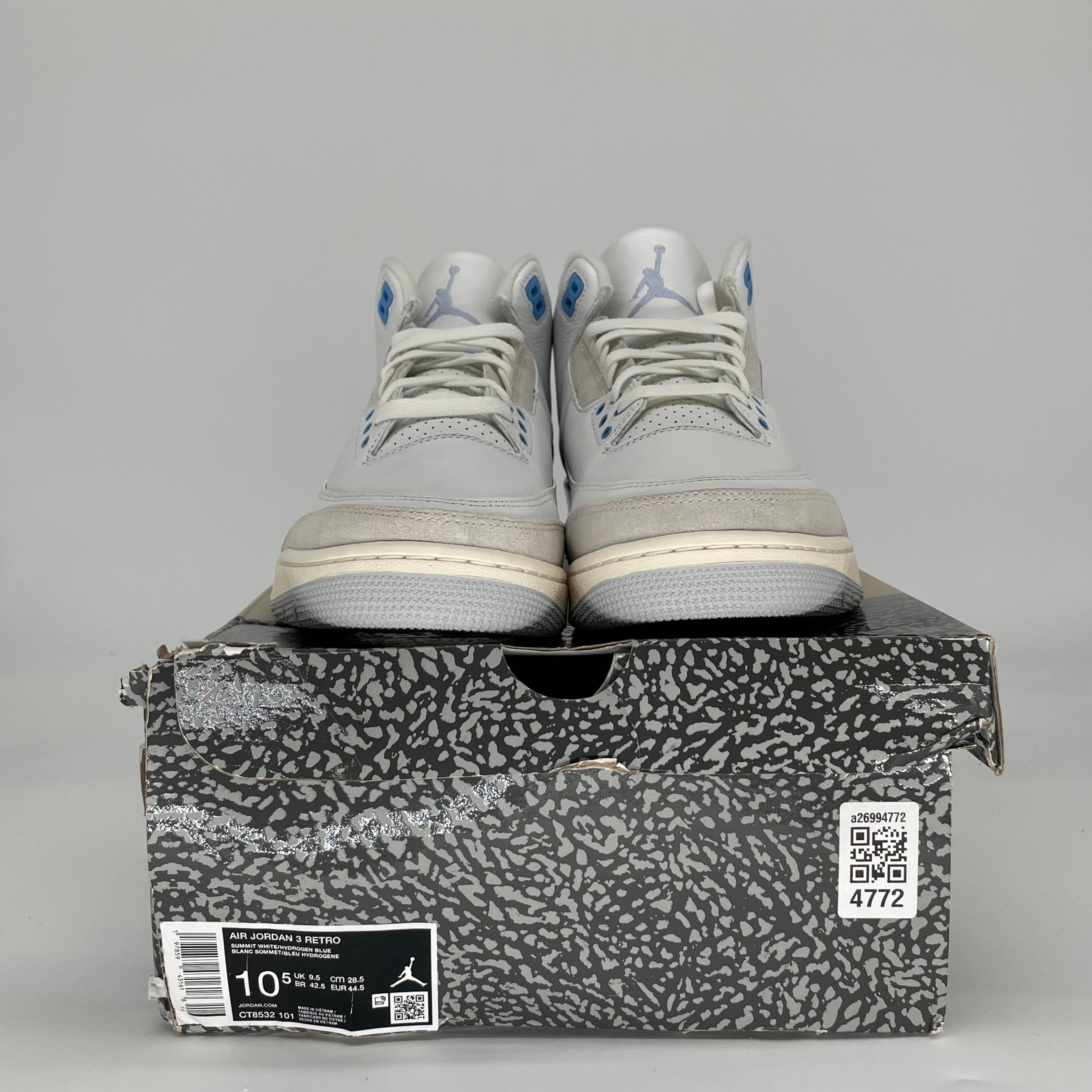 AIR JORDAN 3 LUCKY SHORTS CT8532-101 SIZE 10.5/12W