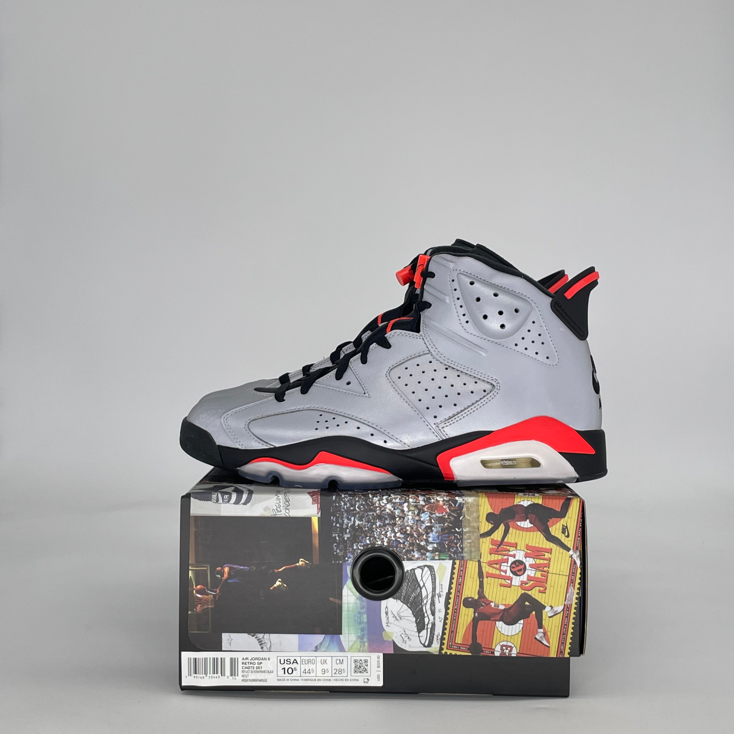 AIR JORDAN 6 REFLECTIONS OF A CHAMPION CI4072-001 SIZE 10.5/12W