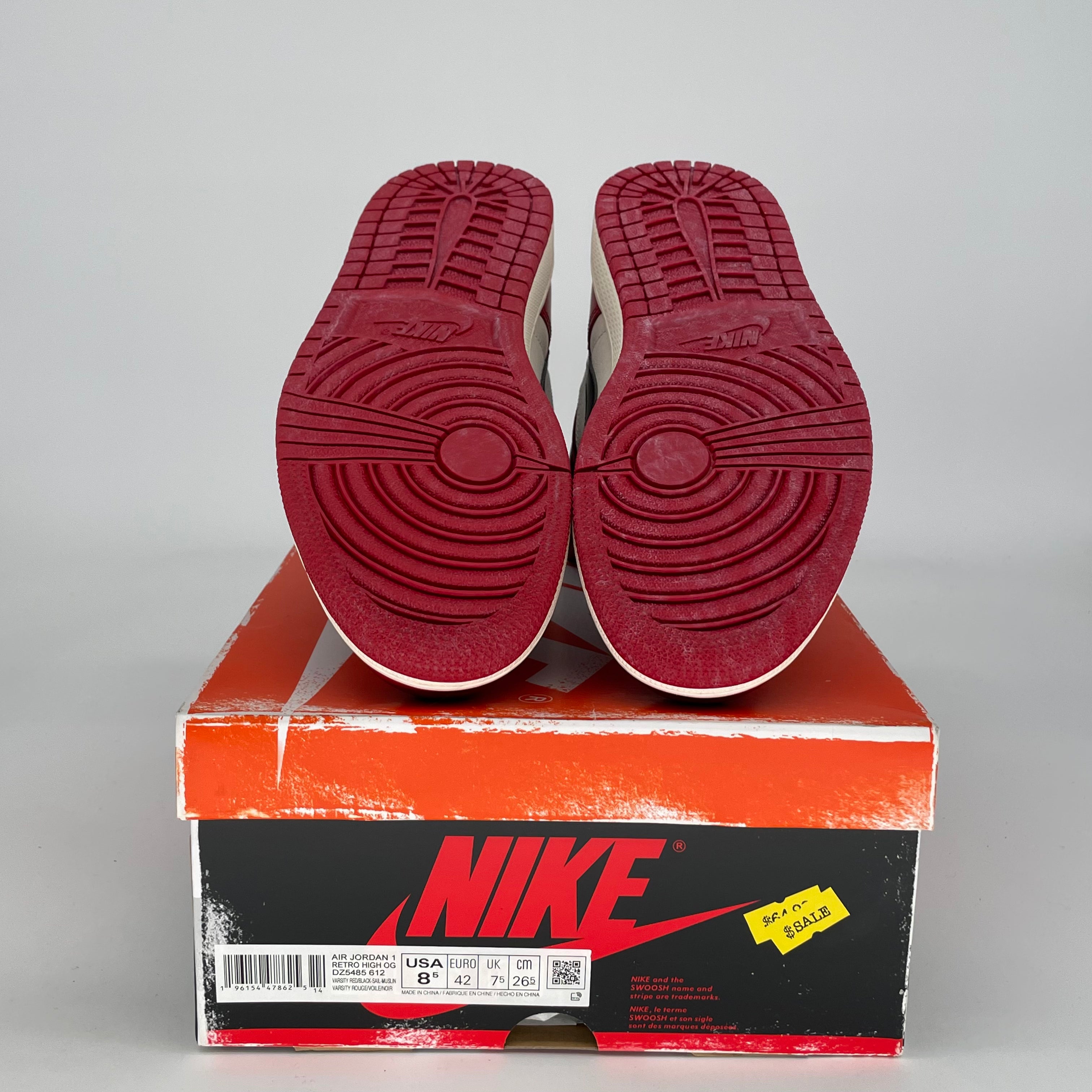 AIR JORDAN 1 LOST AND FOUND DZ5485-612 SIZE 8.5/10W