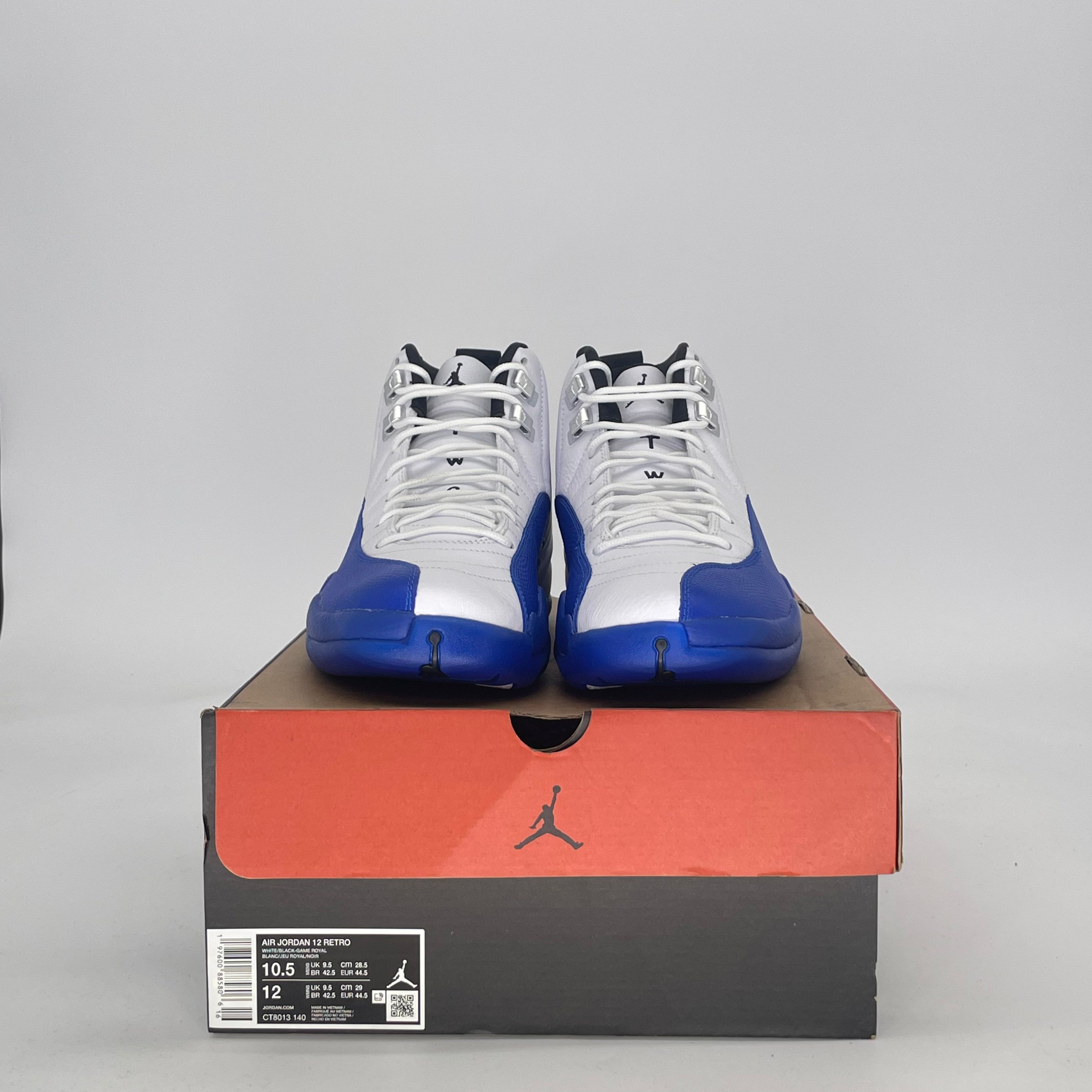 AIR JORDAN 12 BLUEBERRY CT8013-140 SIZE 10.5/12W