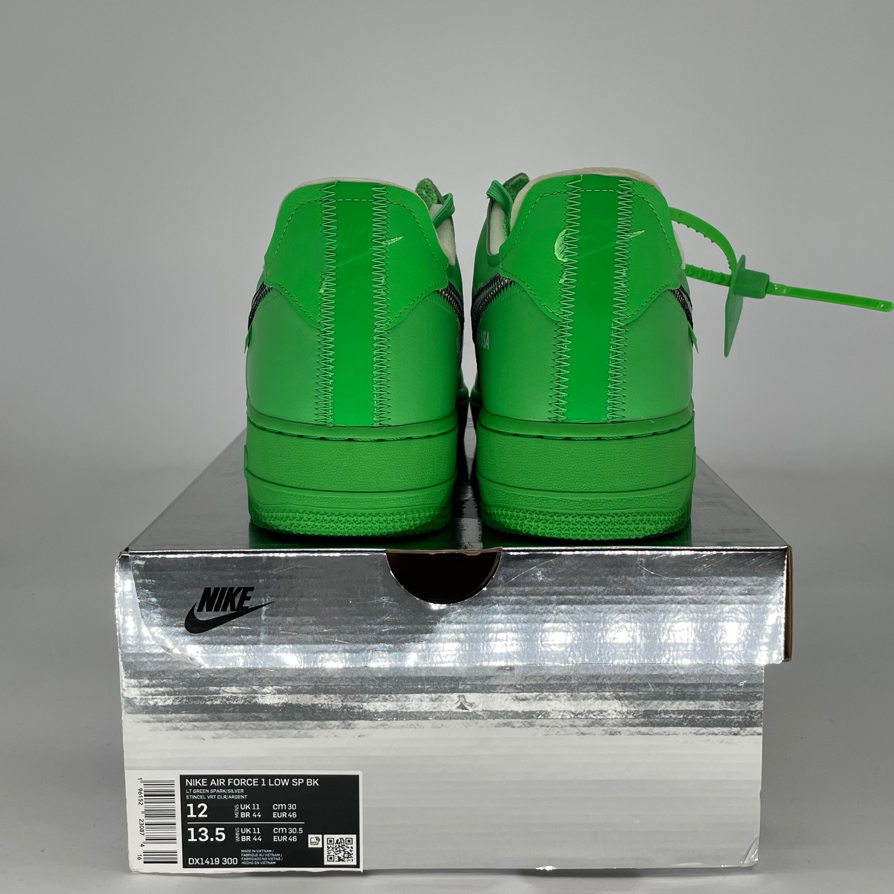 OFF WHITE X NIKE AIR FORCE 1 LOW BROOKLYN DX1419-300 SIZE 12/13.5W