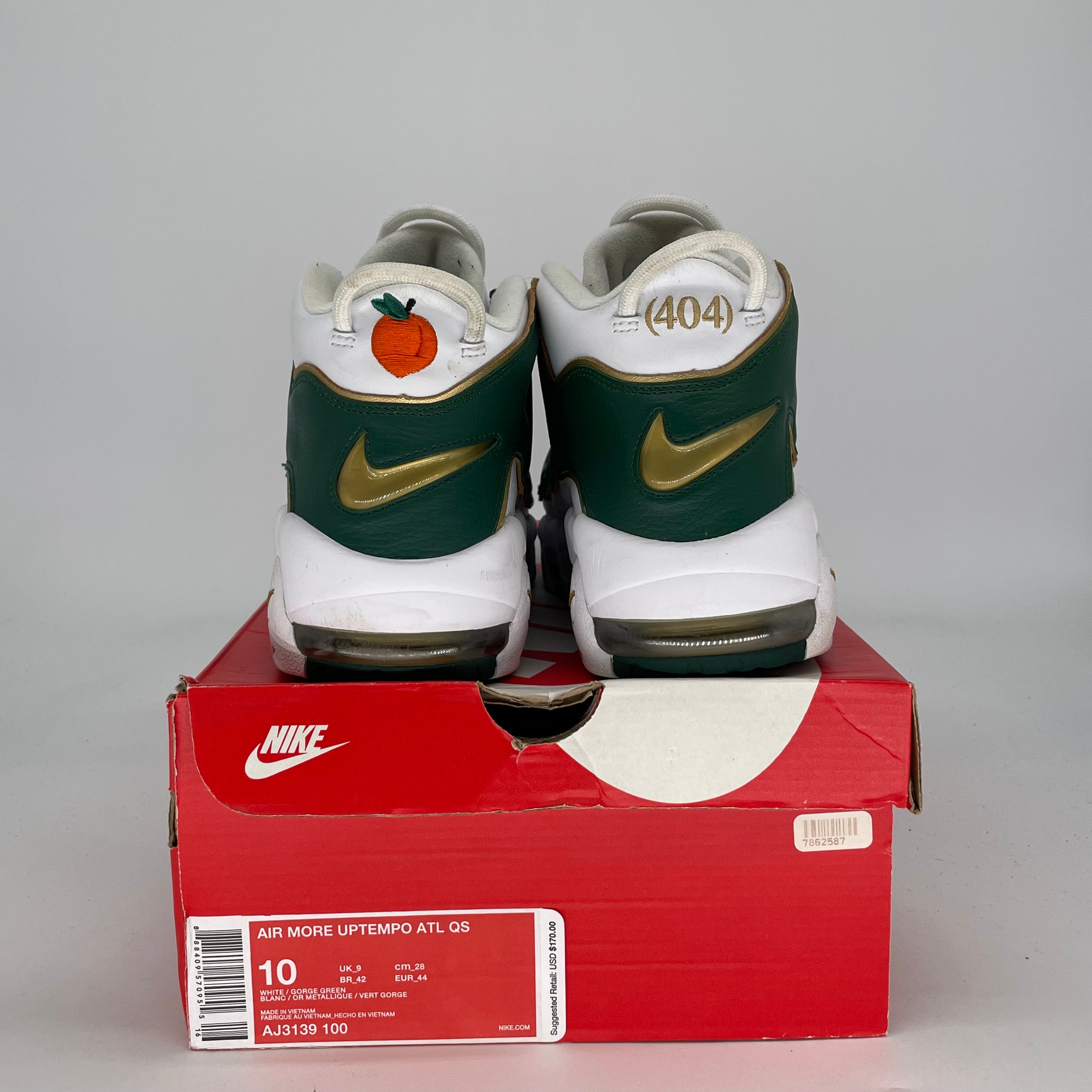 NIKE AIR MORE UPTEMPO ATLANTA AJ3139-100 SIZE 10/11.5W
