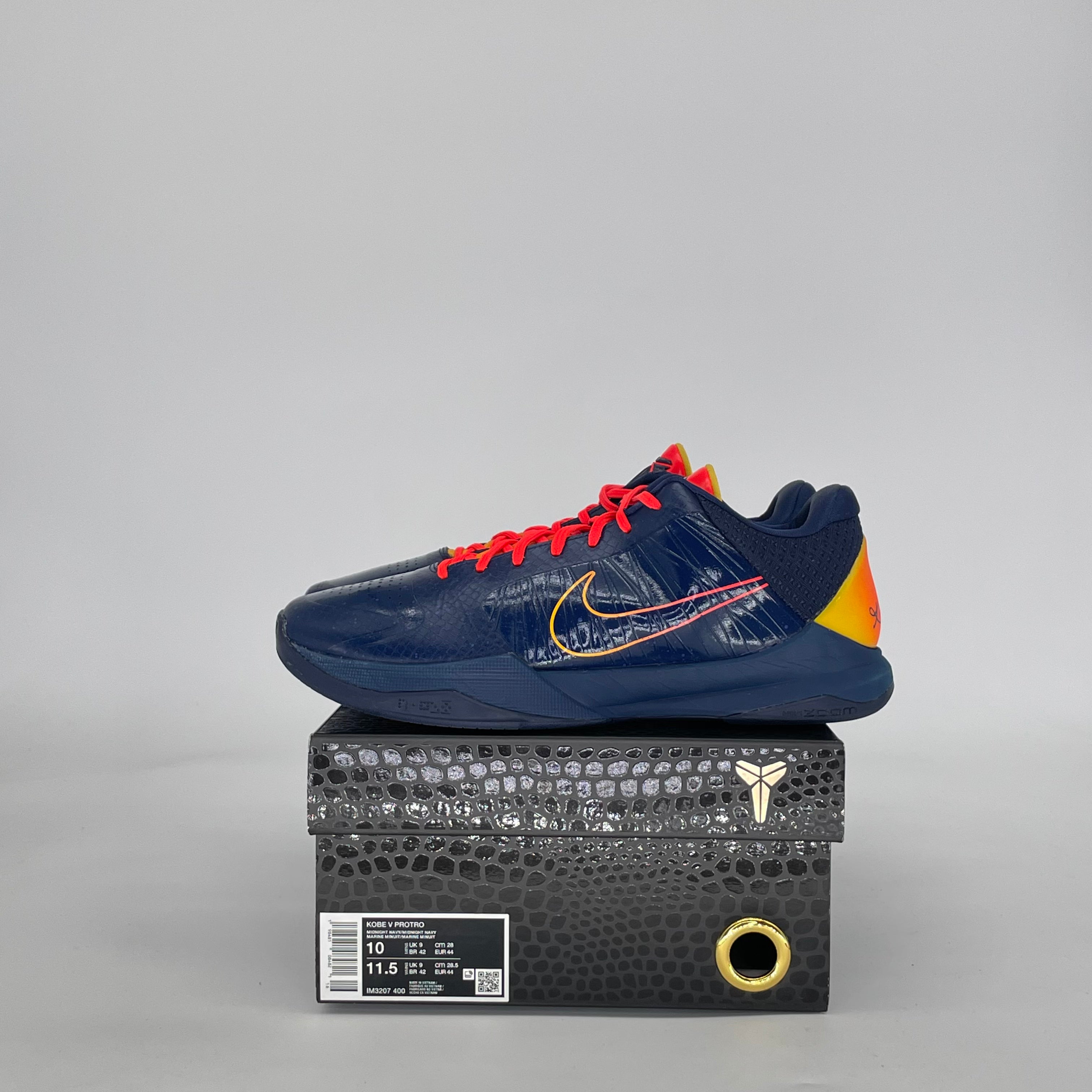 NIKE KOBE 5 PROTRO CAITLIN CLARK INDIANA FEVER IM3207-400 SIZE 10/11.5W