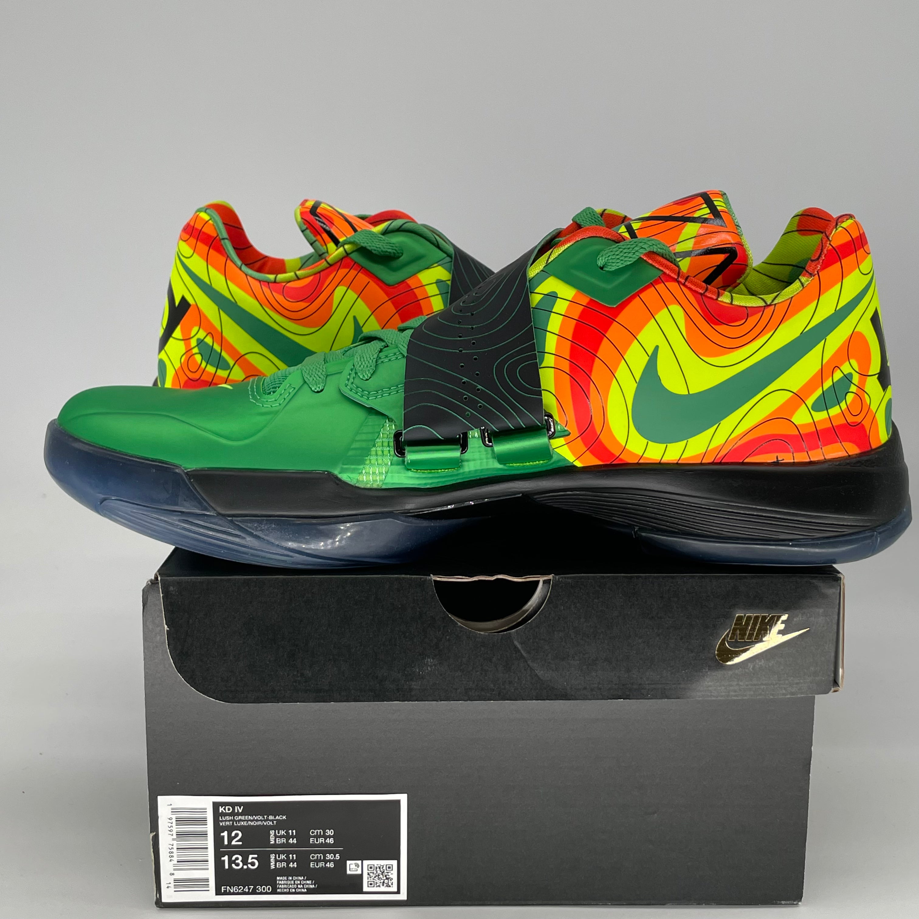NIKE KD 4 WEATHERMAN FN6247-300 SIZE 12/13.5W