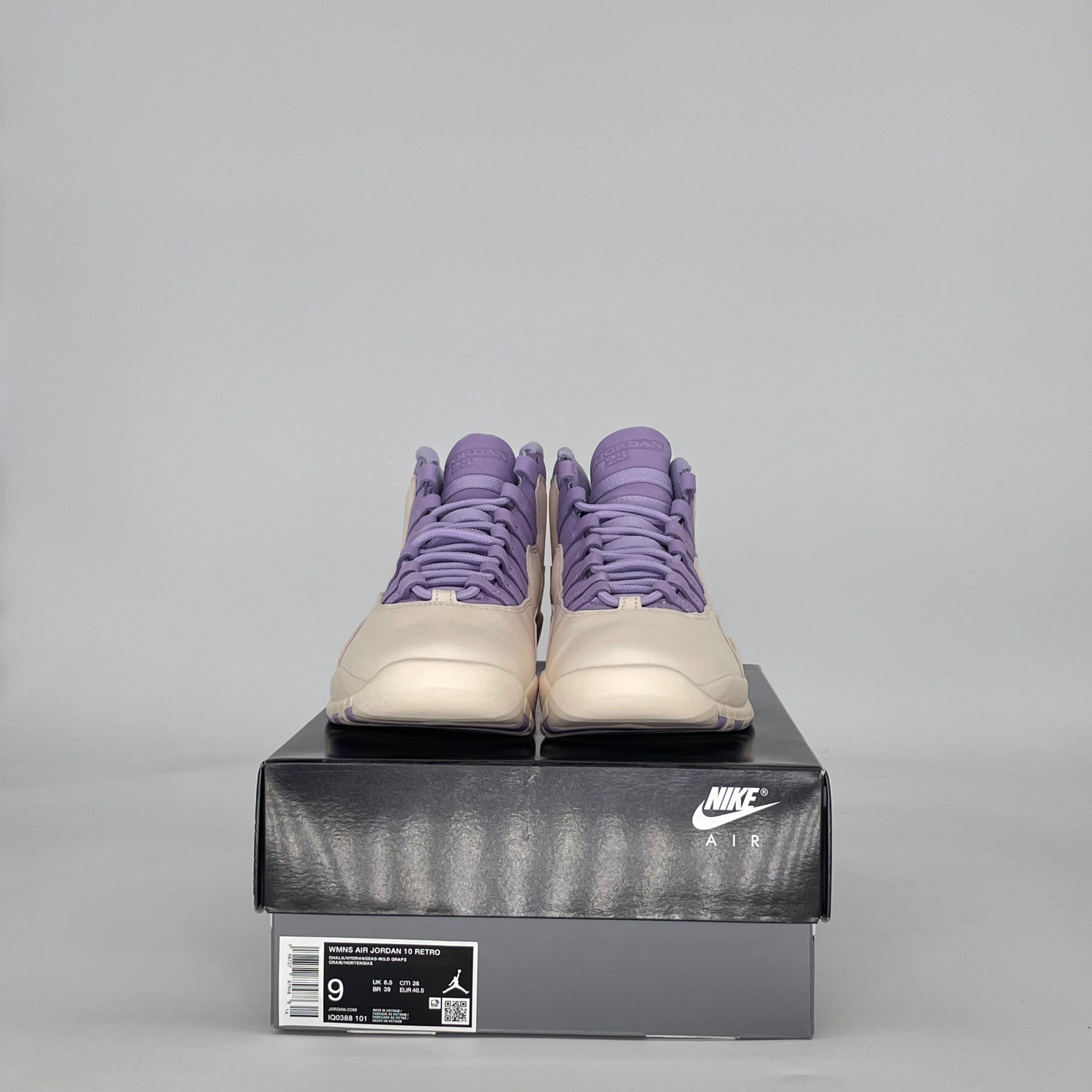AIR JORDAN 10 HYDRANGEAS IQ0388-101 SIZE 7.5/9W MENS