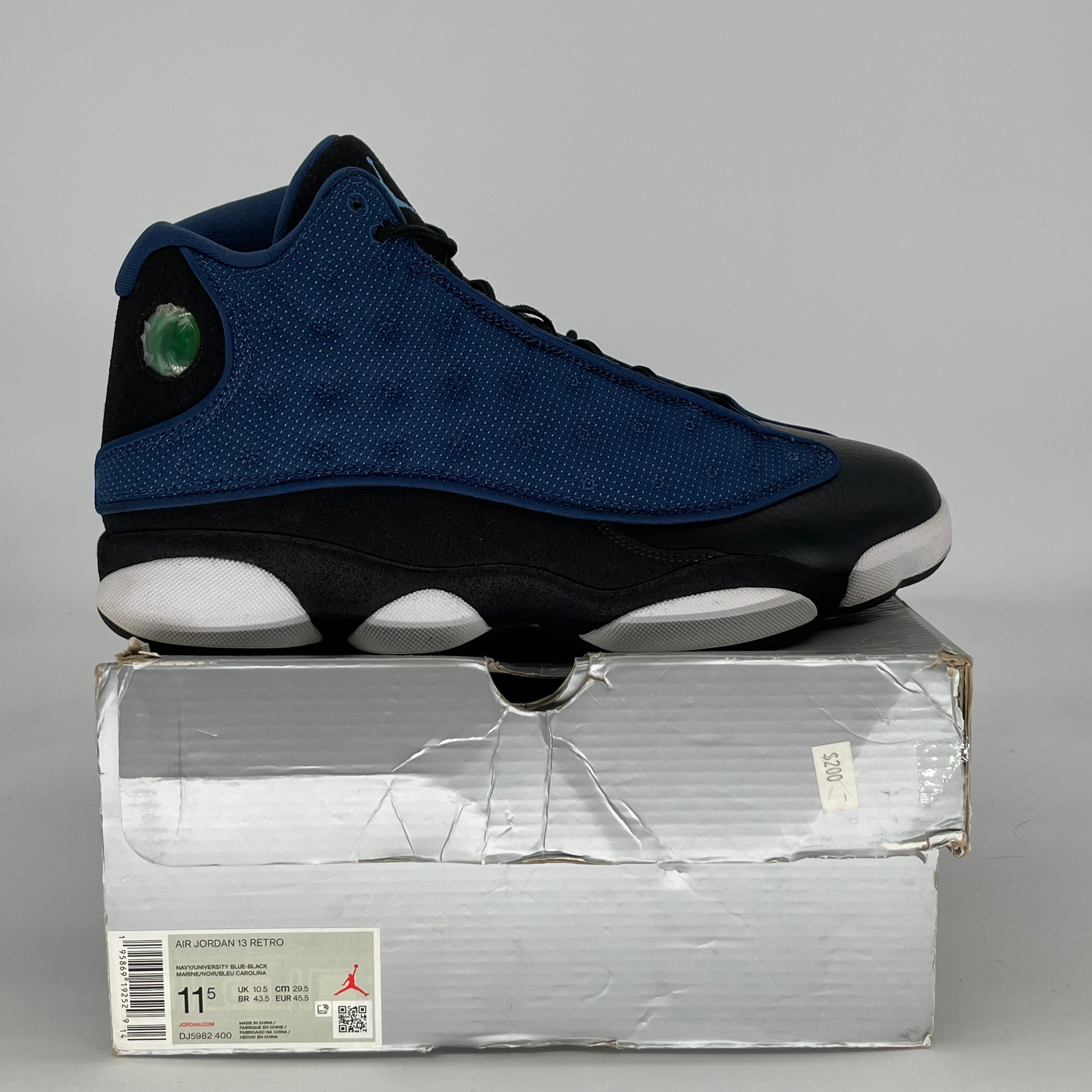 AIR JORDAN 13 BRAVE BLUE DJ5982-400 SIZE 11.5/13W