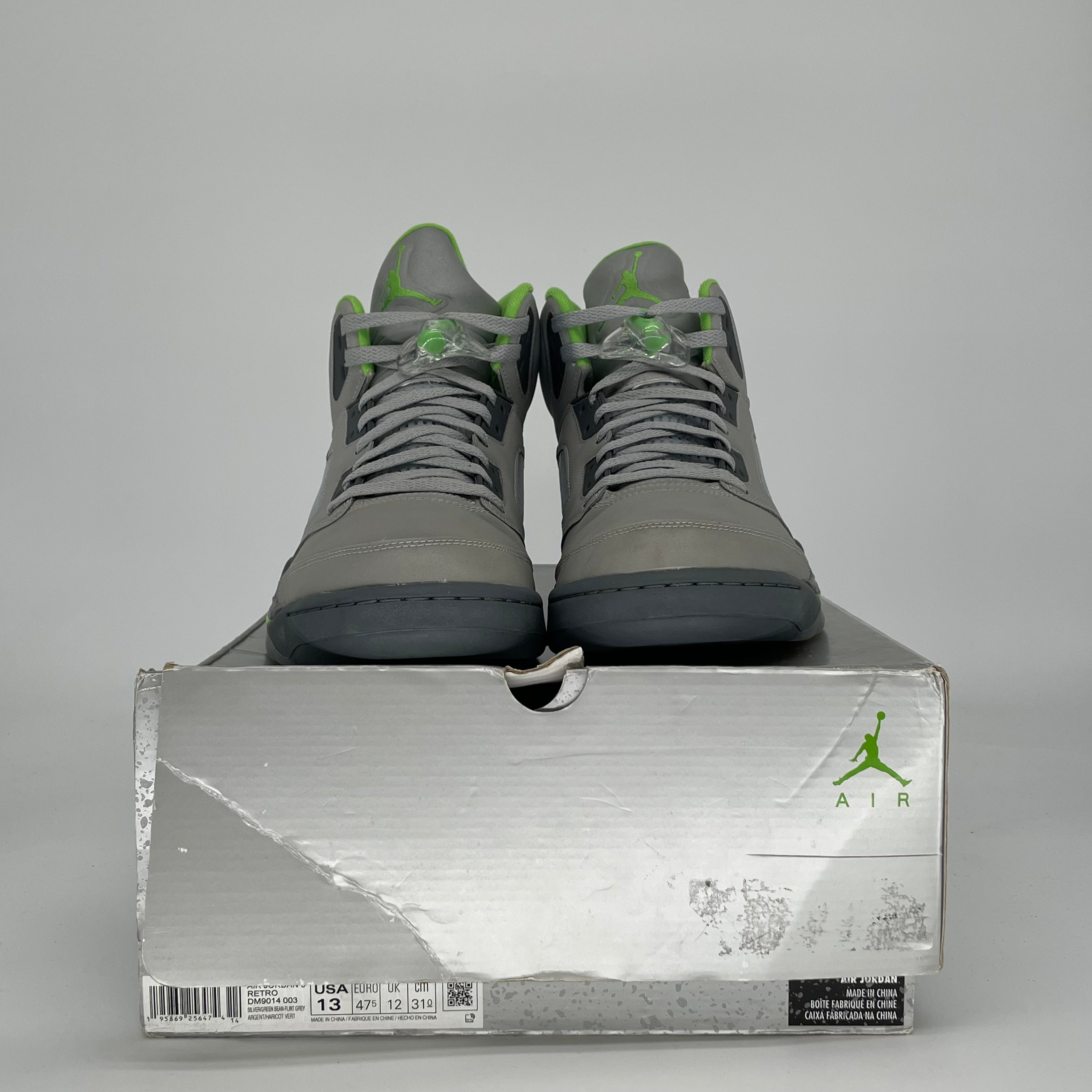 AIR JORDAN 5 GREEN BEAN DM9014-003 SIZE 13/14.5W