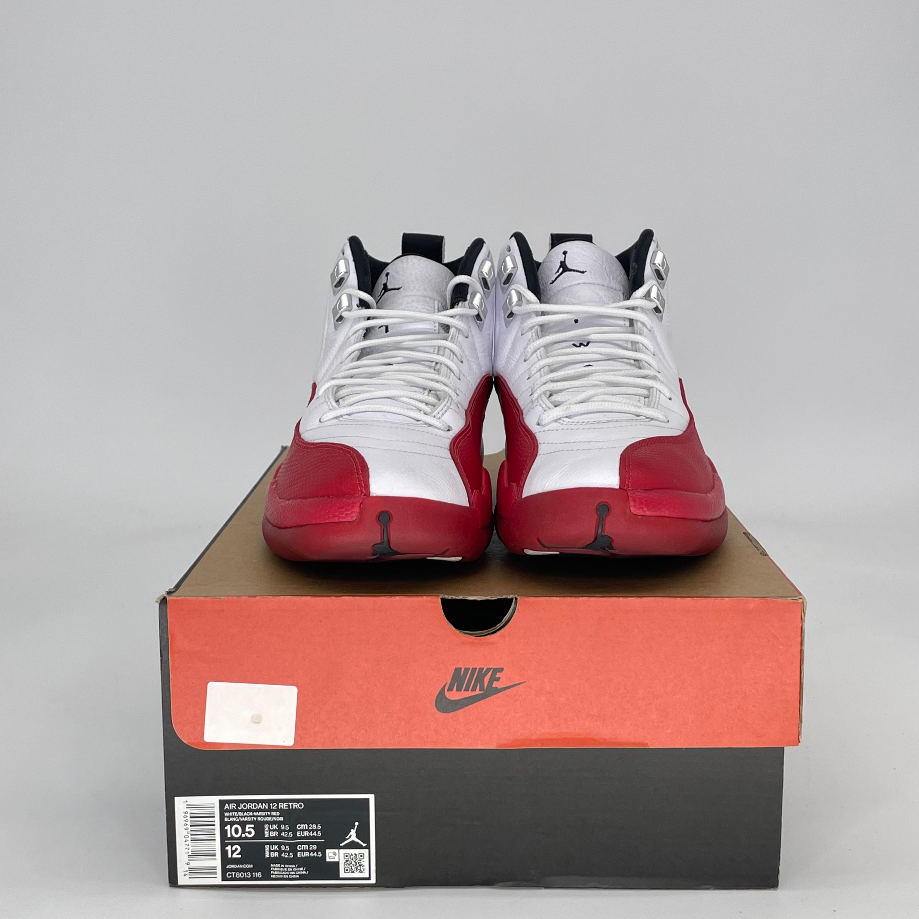 AIR JORDAN 12 CHERRY CT8013-116 SIZE 10.5/12W