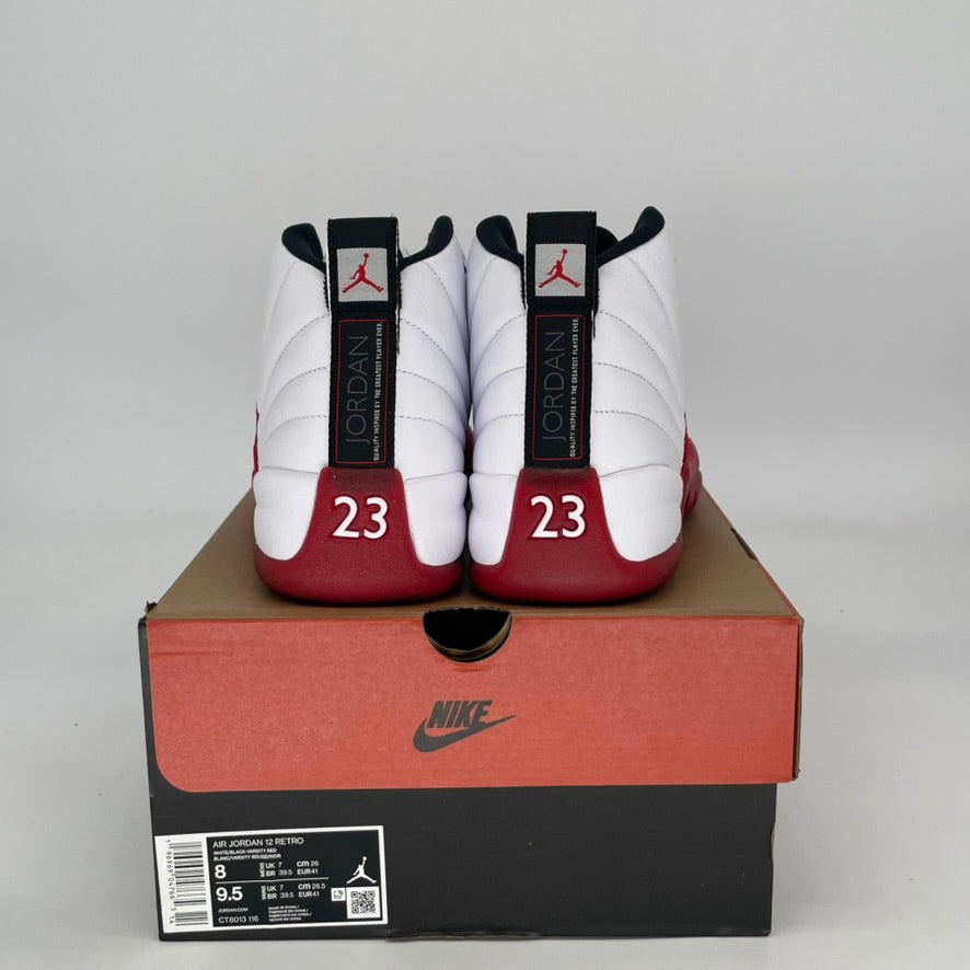 AIR JORDAN 12 CHERRY CT8013-116 SIZE 8/9.5W