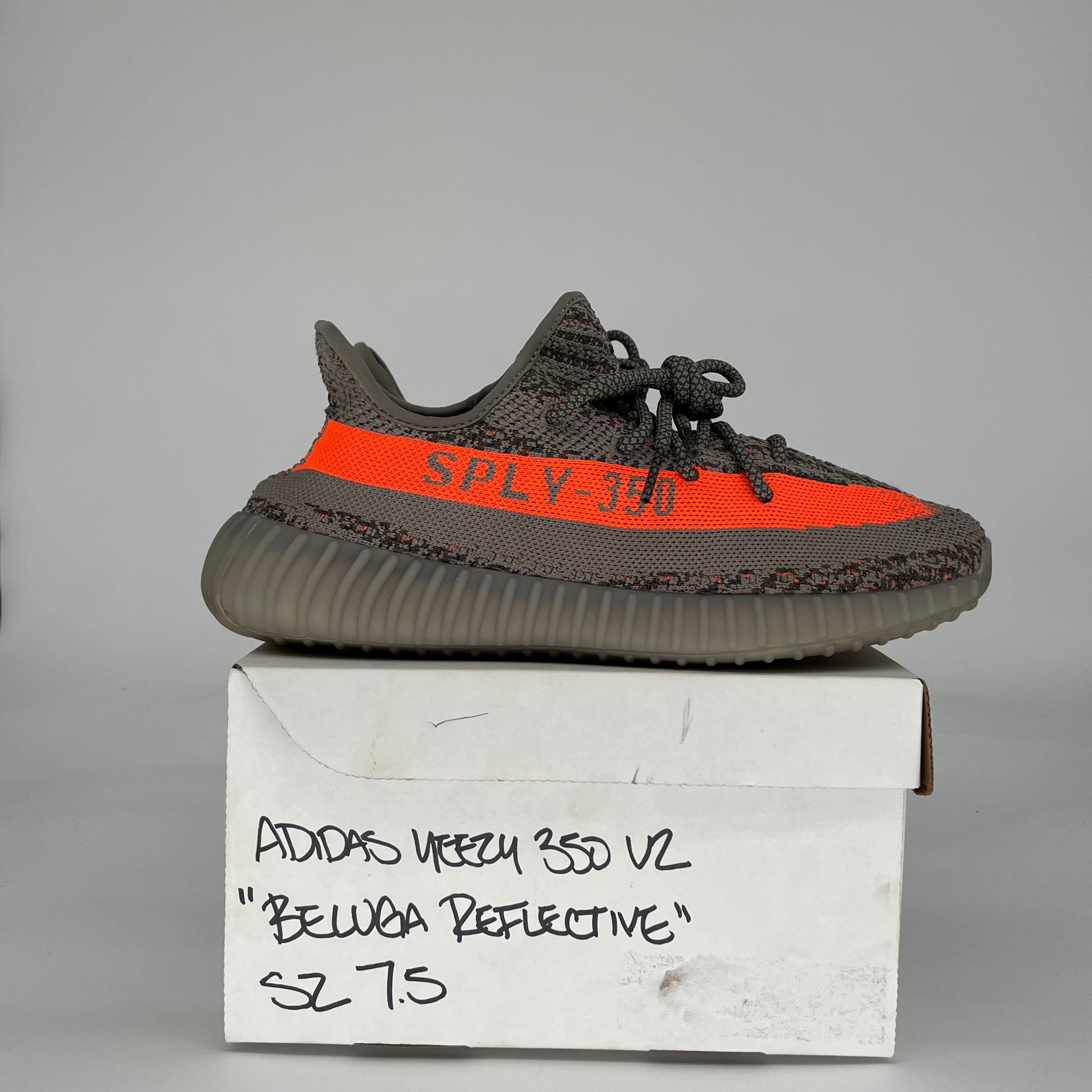 ADIDAS YEEZY 350 V2 BELUGA REFLECTIVE GW1229 SIZE 7.5/9W