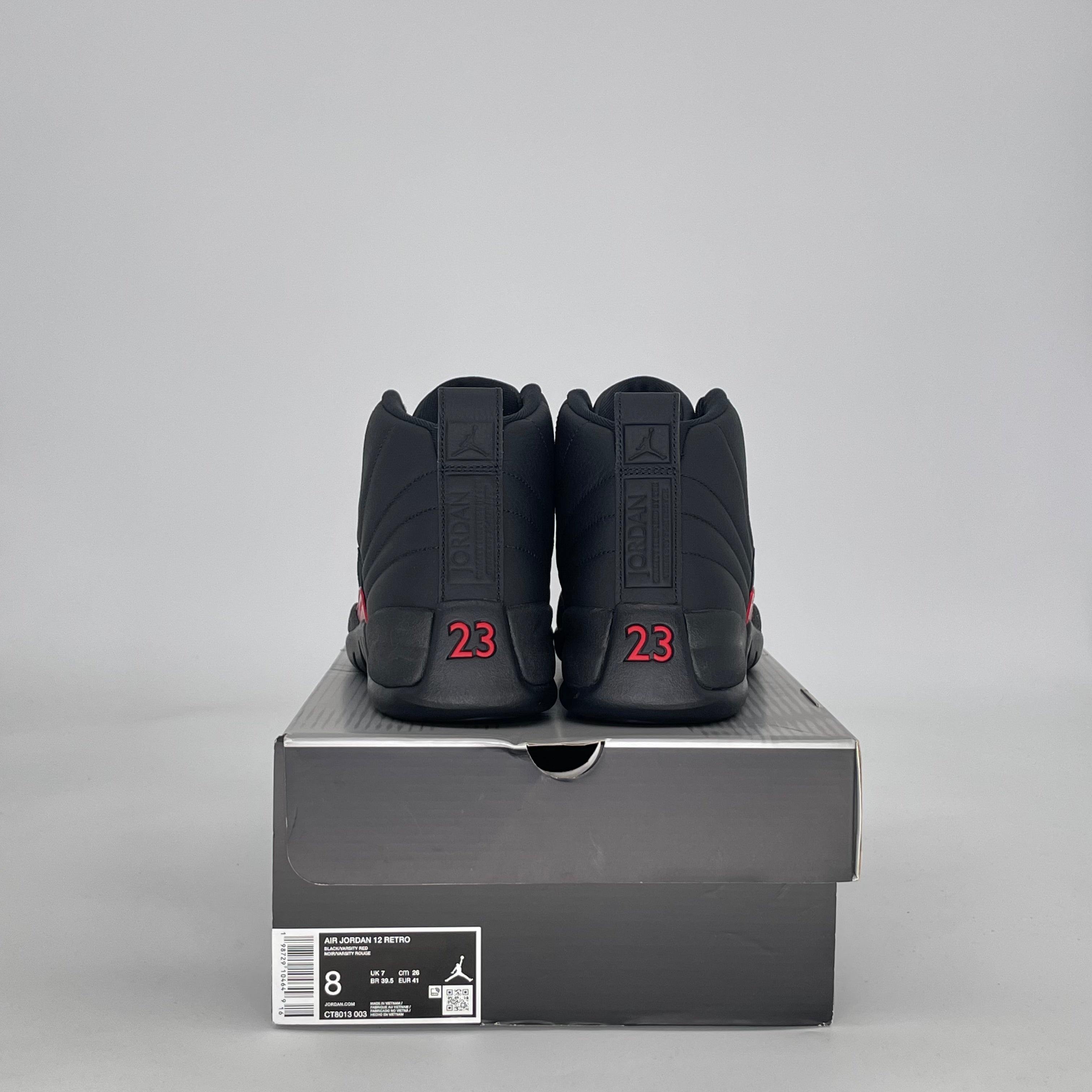 AIR JORDAN 12 BLOODLINE CT8013-003 SIZE 8/9.5W