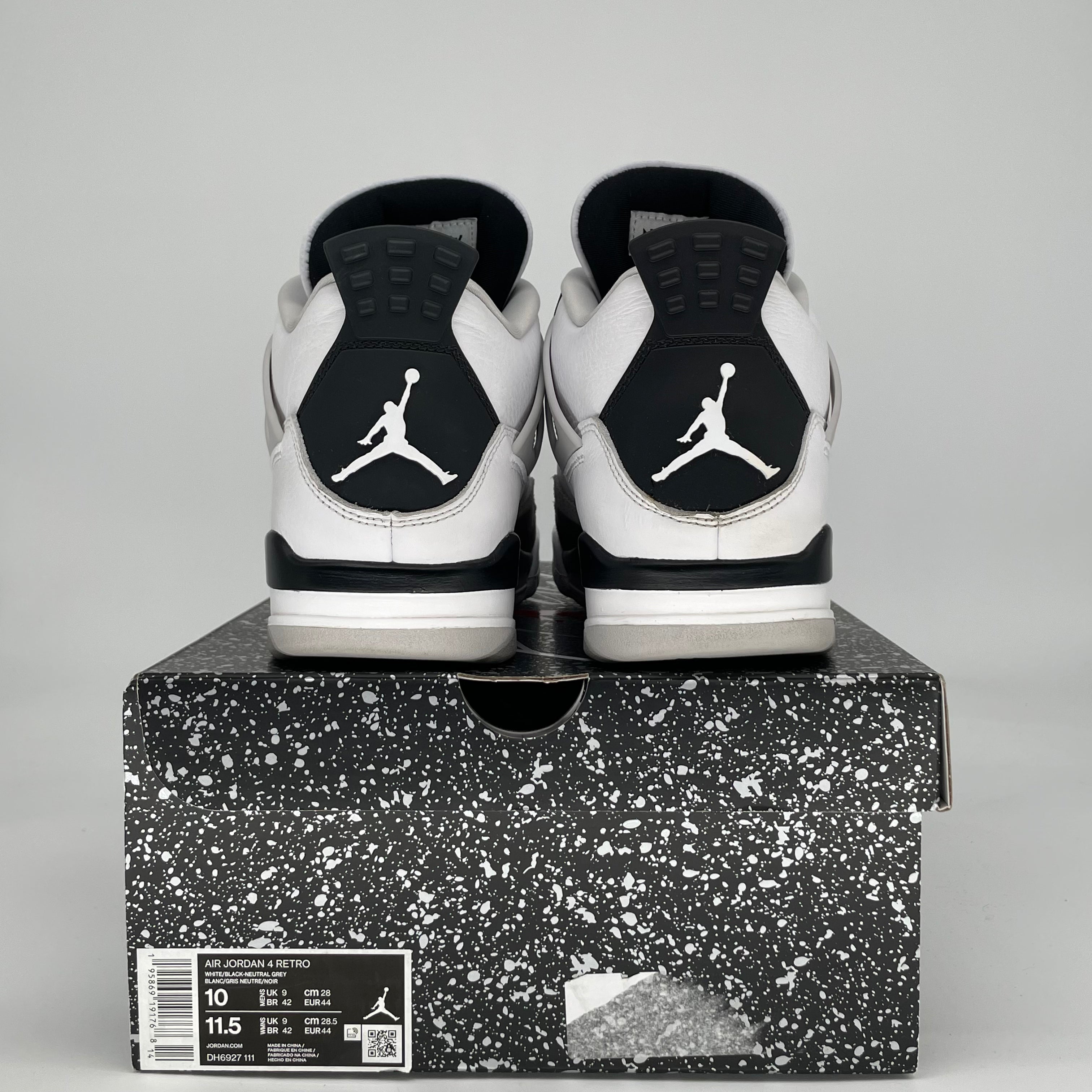 AIR JORDAN 4 MILITARY BLACK DH6927-111 SIZE 10/11.5W