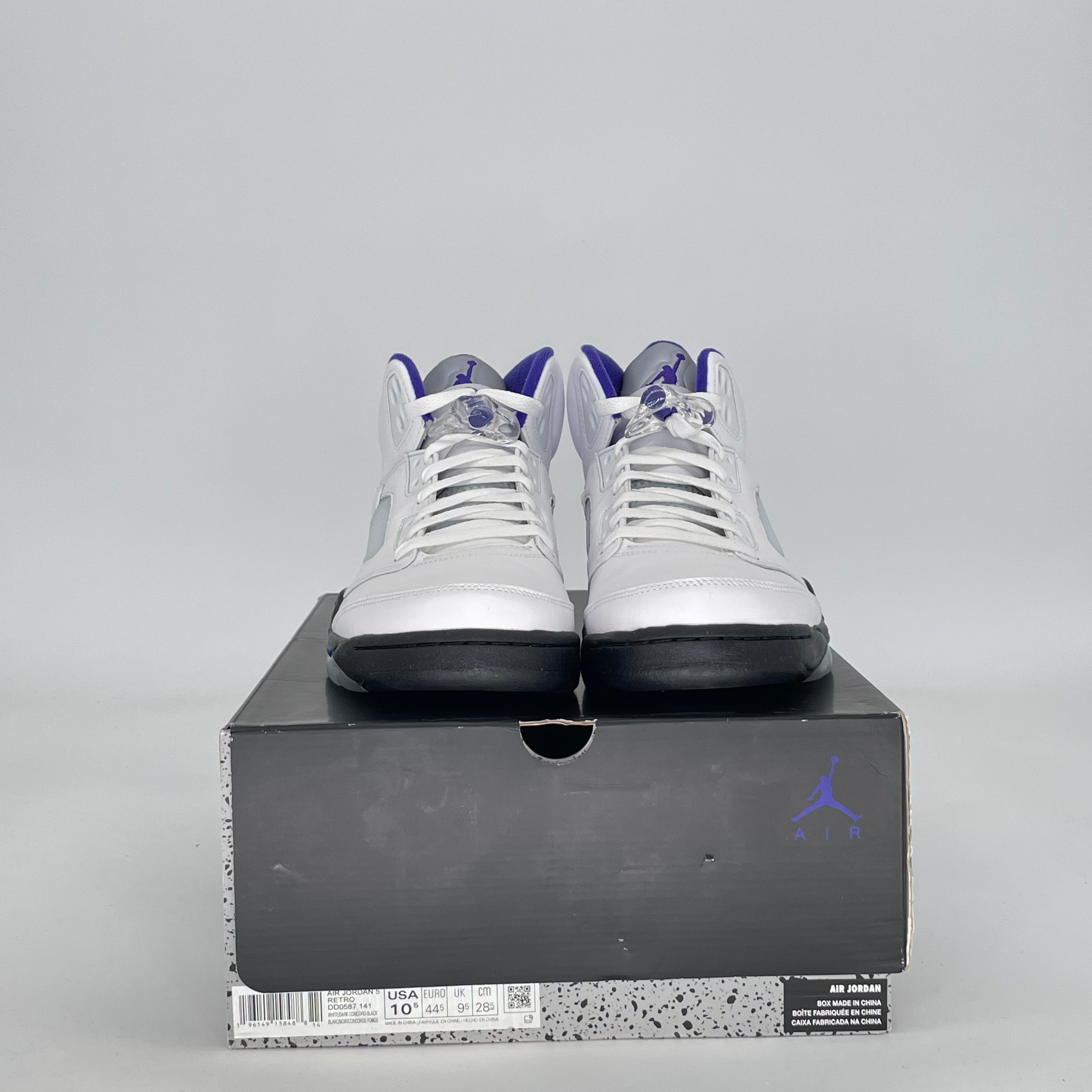 AIR JORDAN 5 DARK CONCORD DD0587-141 SIZE 10.5/12W