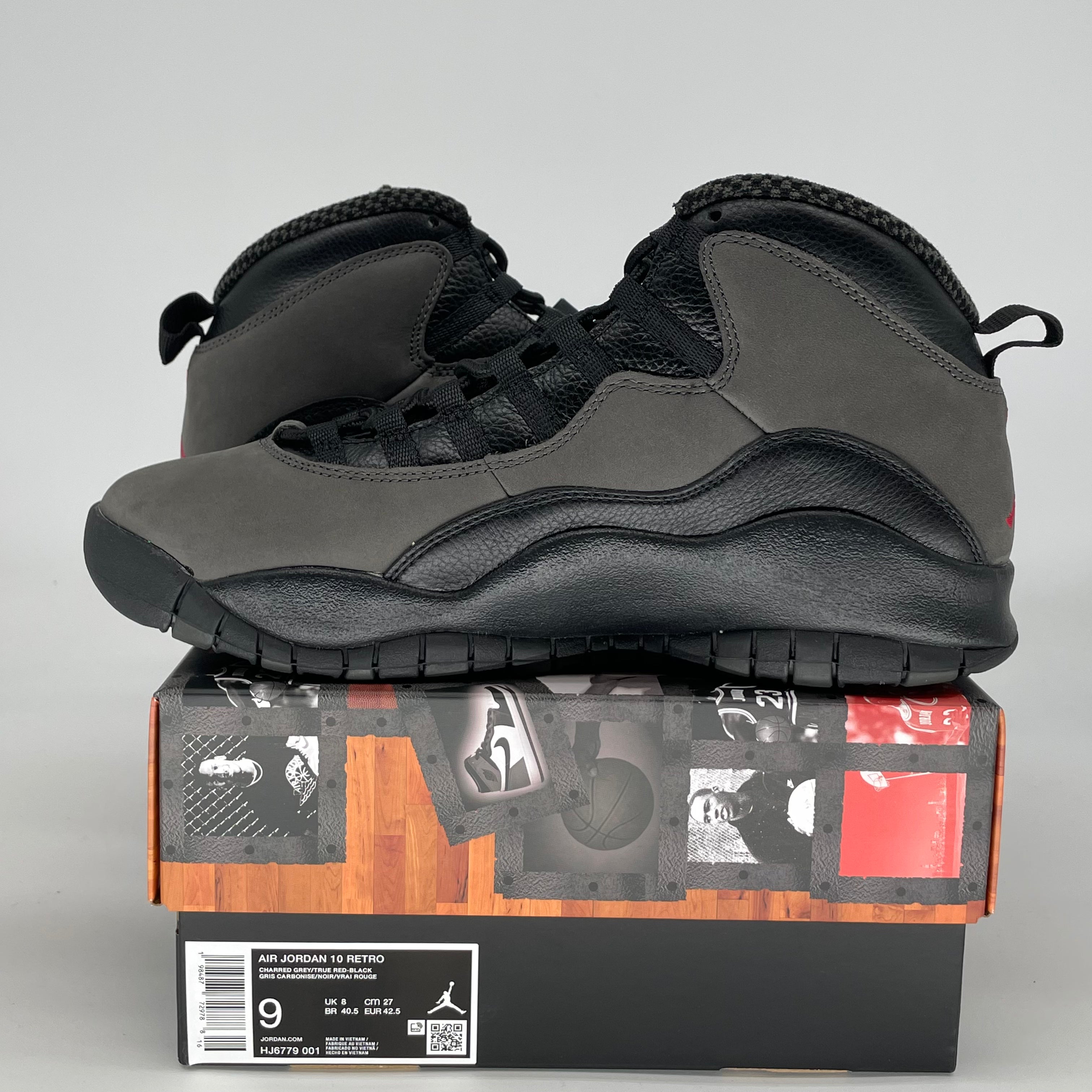 AIR JORDAN 10 SHADOW HJ6779-001 SIZE 9/10.5W