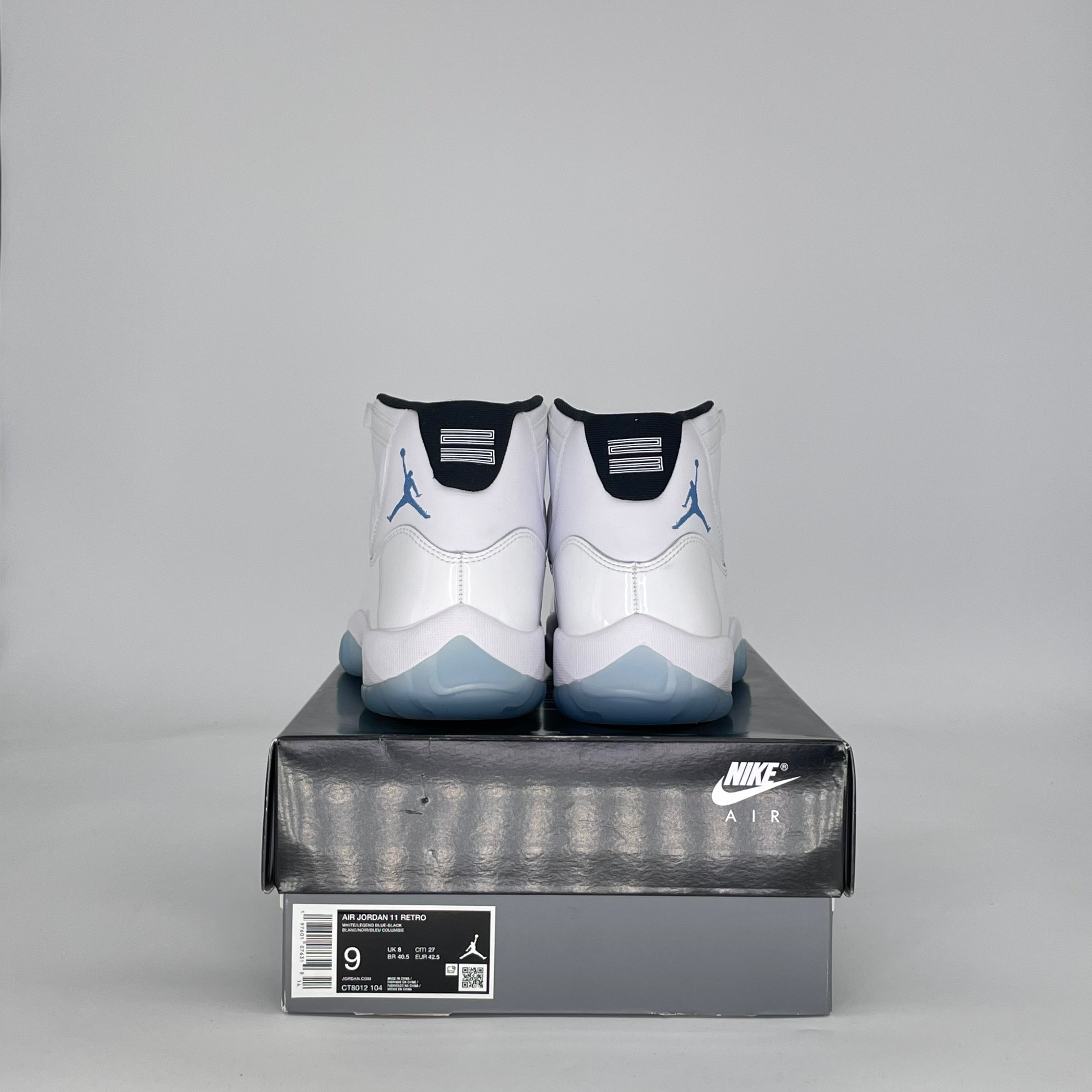 AIR JORDAN 11 LEGEND BLUE CT8012-104 SIZE 9/10.5W