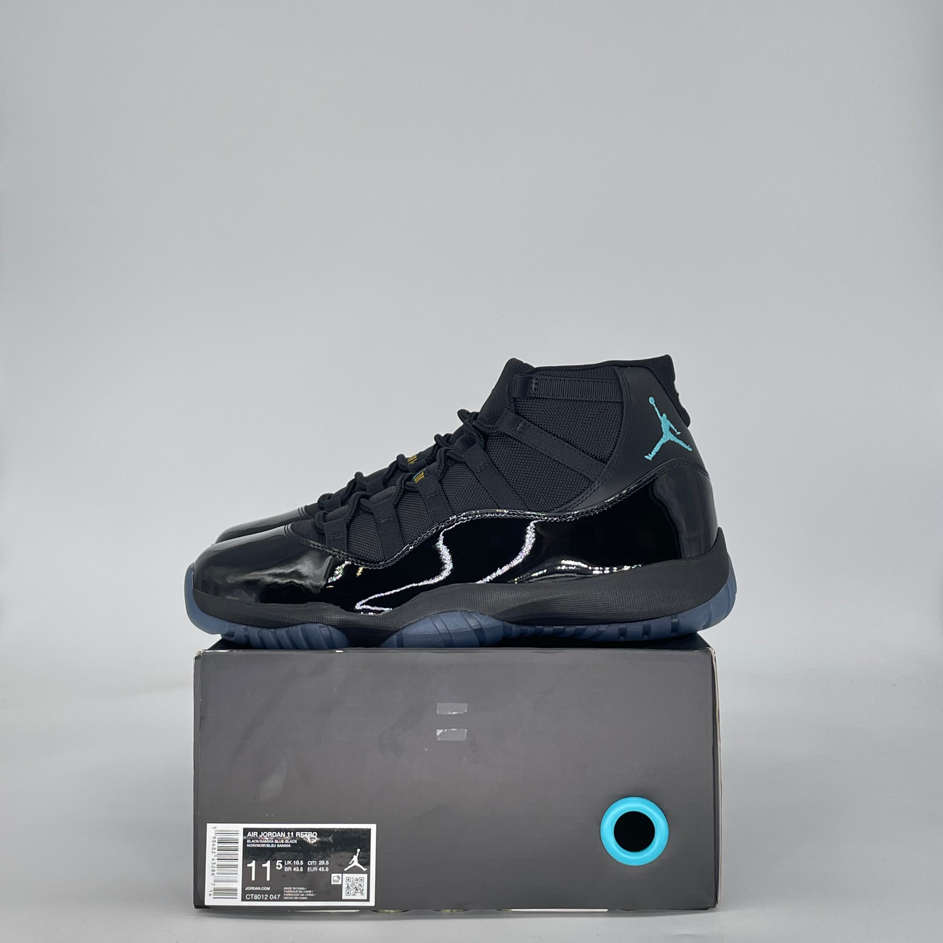 AIR JORDAN 11 GAMMA BLUE CT8012-047 SIZE 11.5/13W