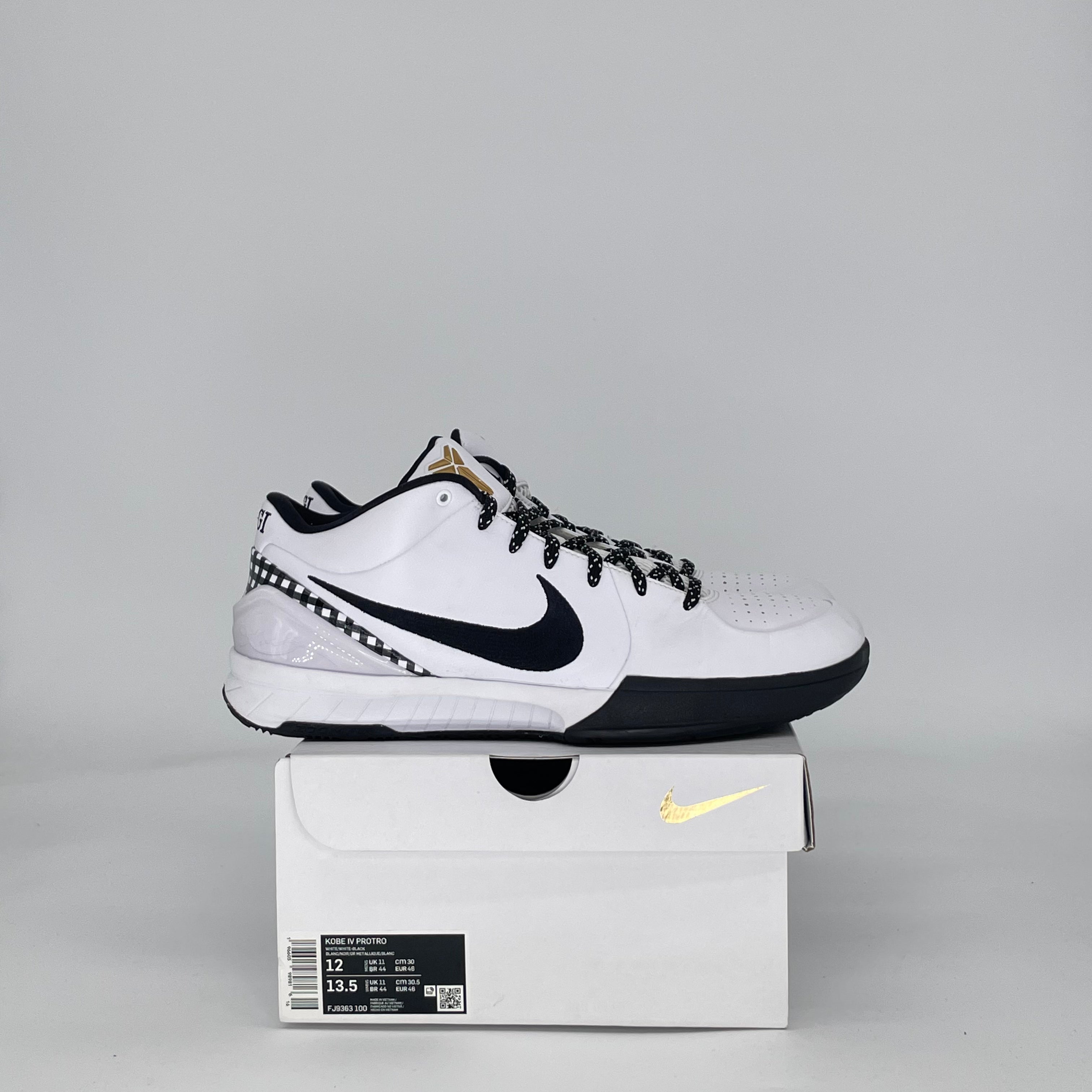 NIKE KOBE 4 PROTRO MAMBACITA GIGI FJ9363-100 SIZE 12/13.5W