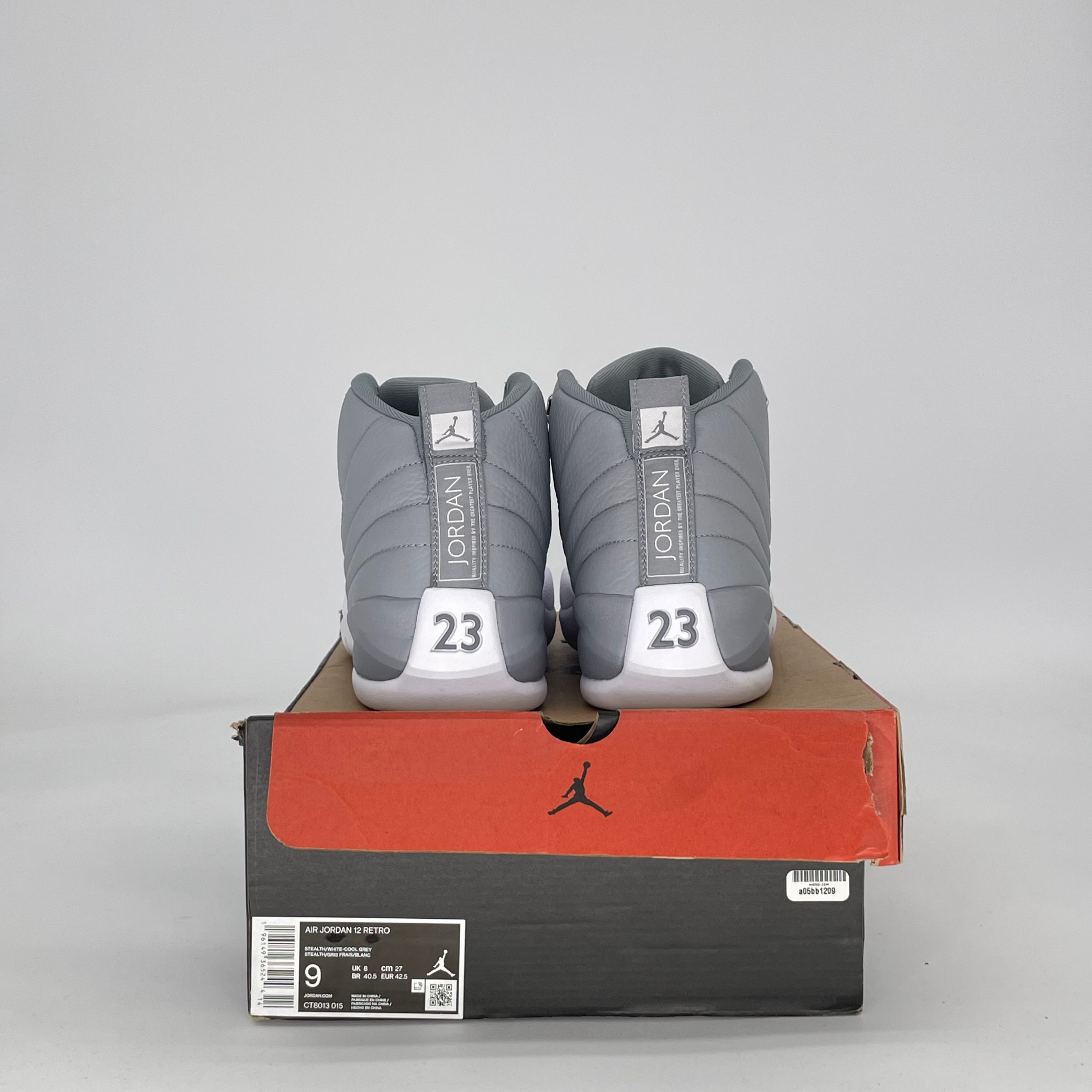 AIR JORDAN 12 STEALTH CT8013-015 SIZE 9/10.5W
