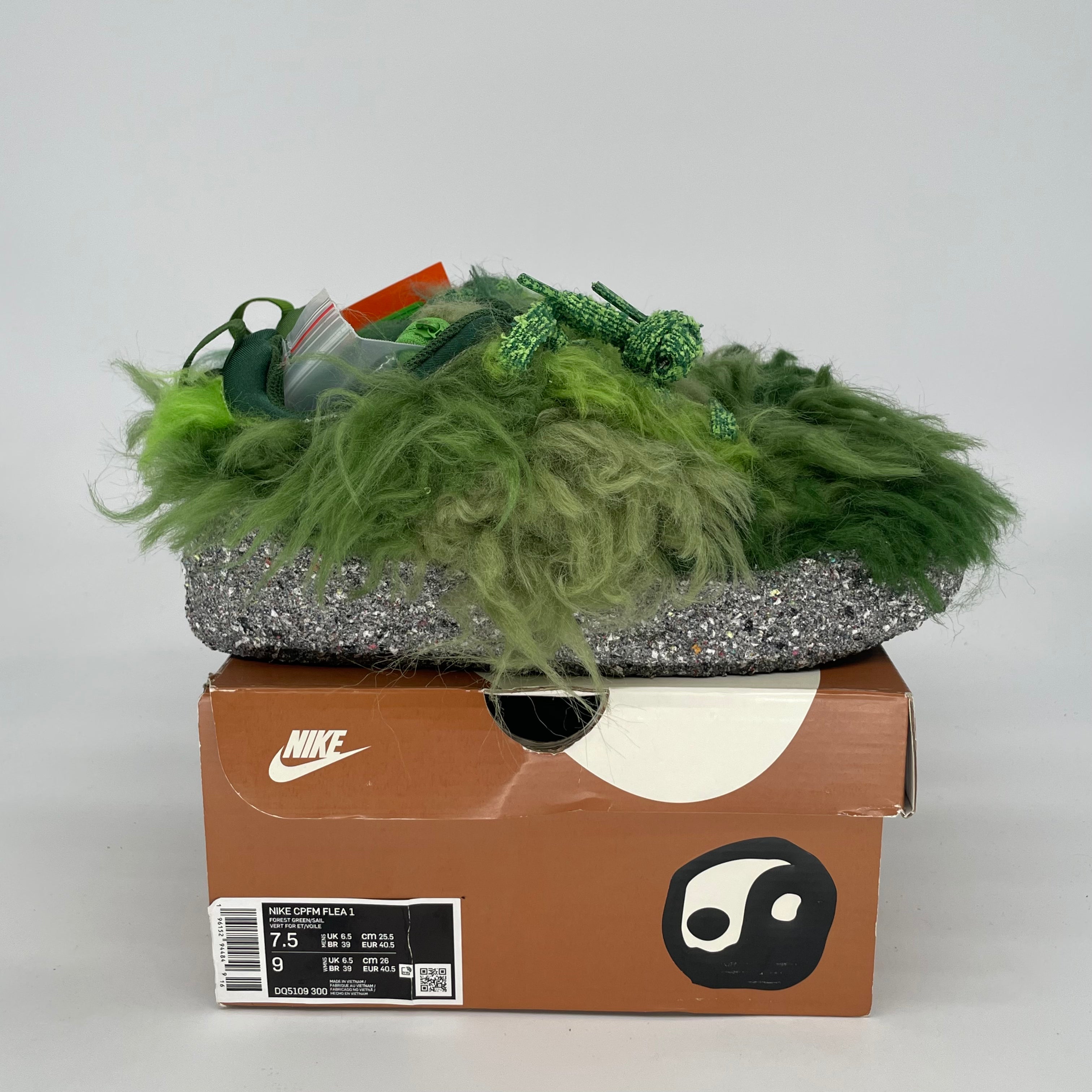 NIKE CPFM FLEA 1 OVERGROWN DQ5109-300 SIZE 7.5/9W