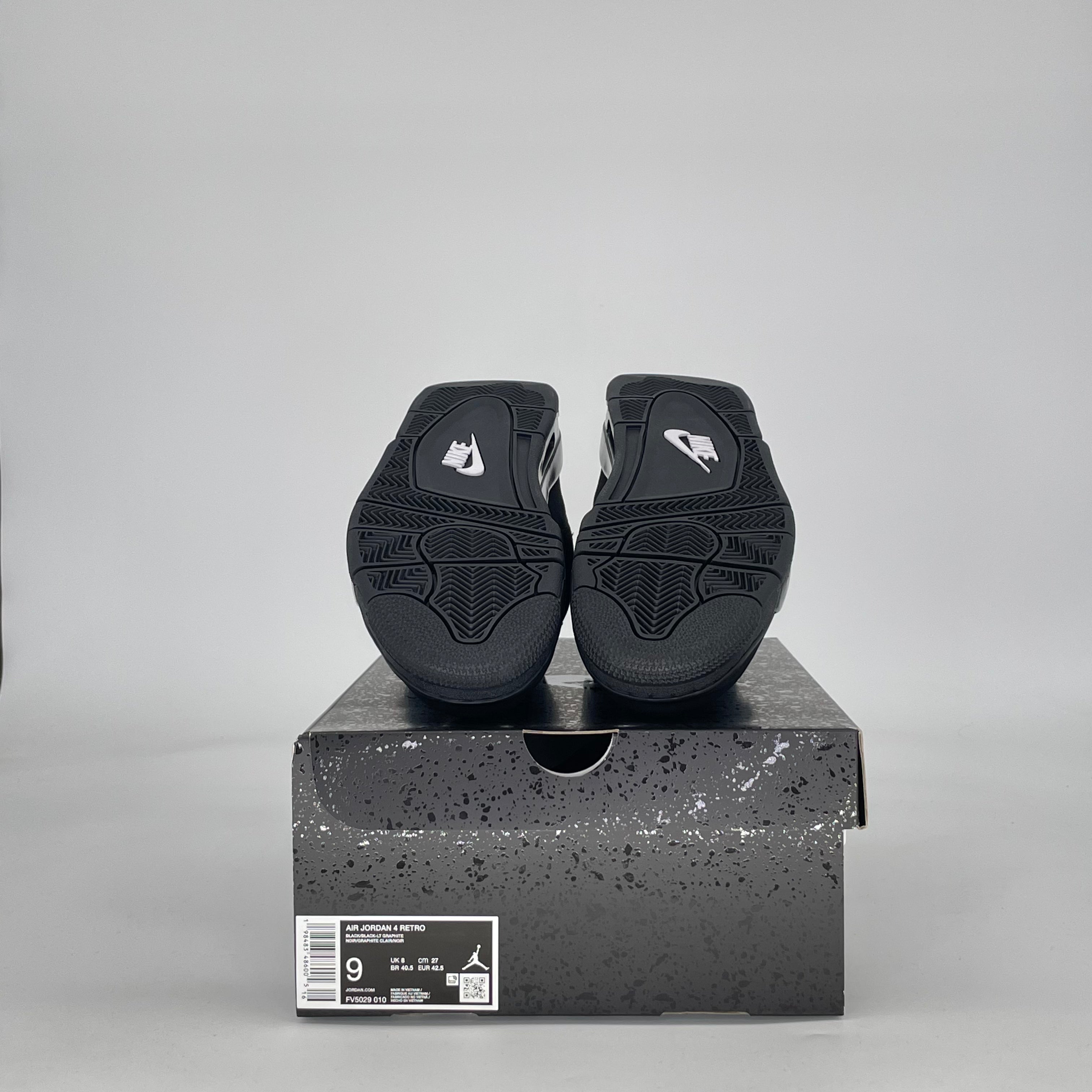 AIR JORDAN 4 BLACK CAT FV5029-010 SIZE 9/10.5W