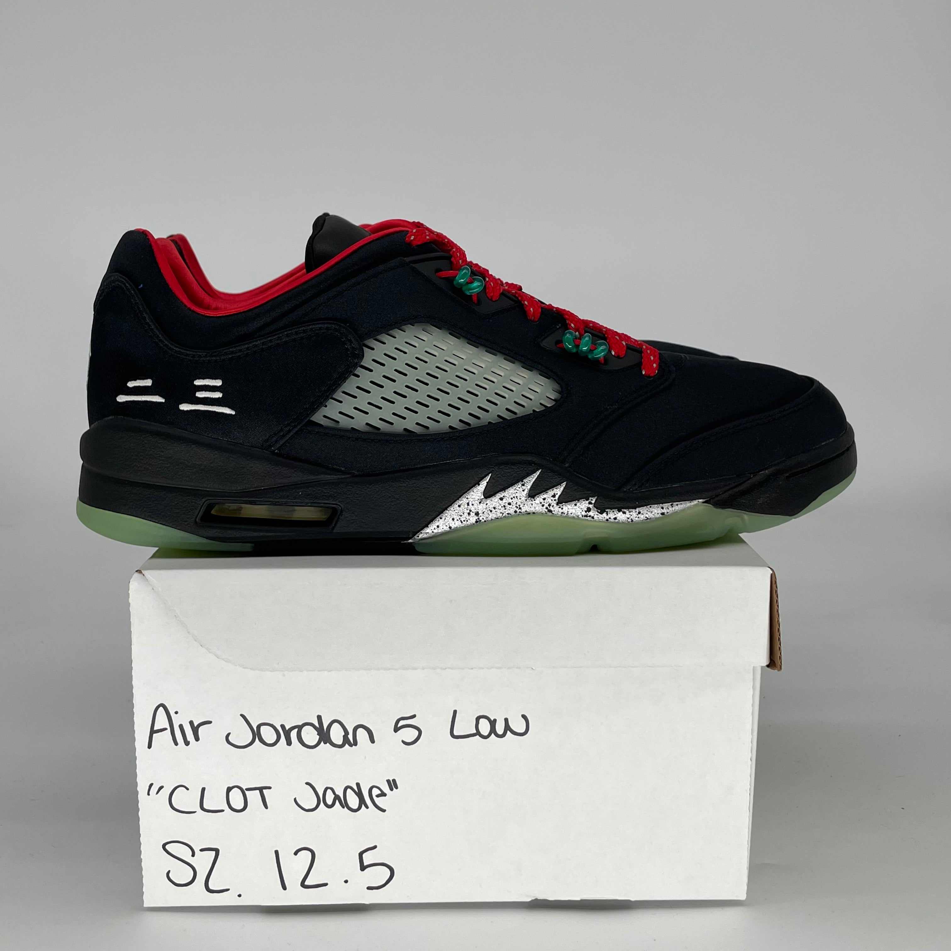 AIR JORDAN 5 LOW CLOT JADE DM4640-036 SIZE 12.5/14W