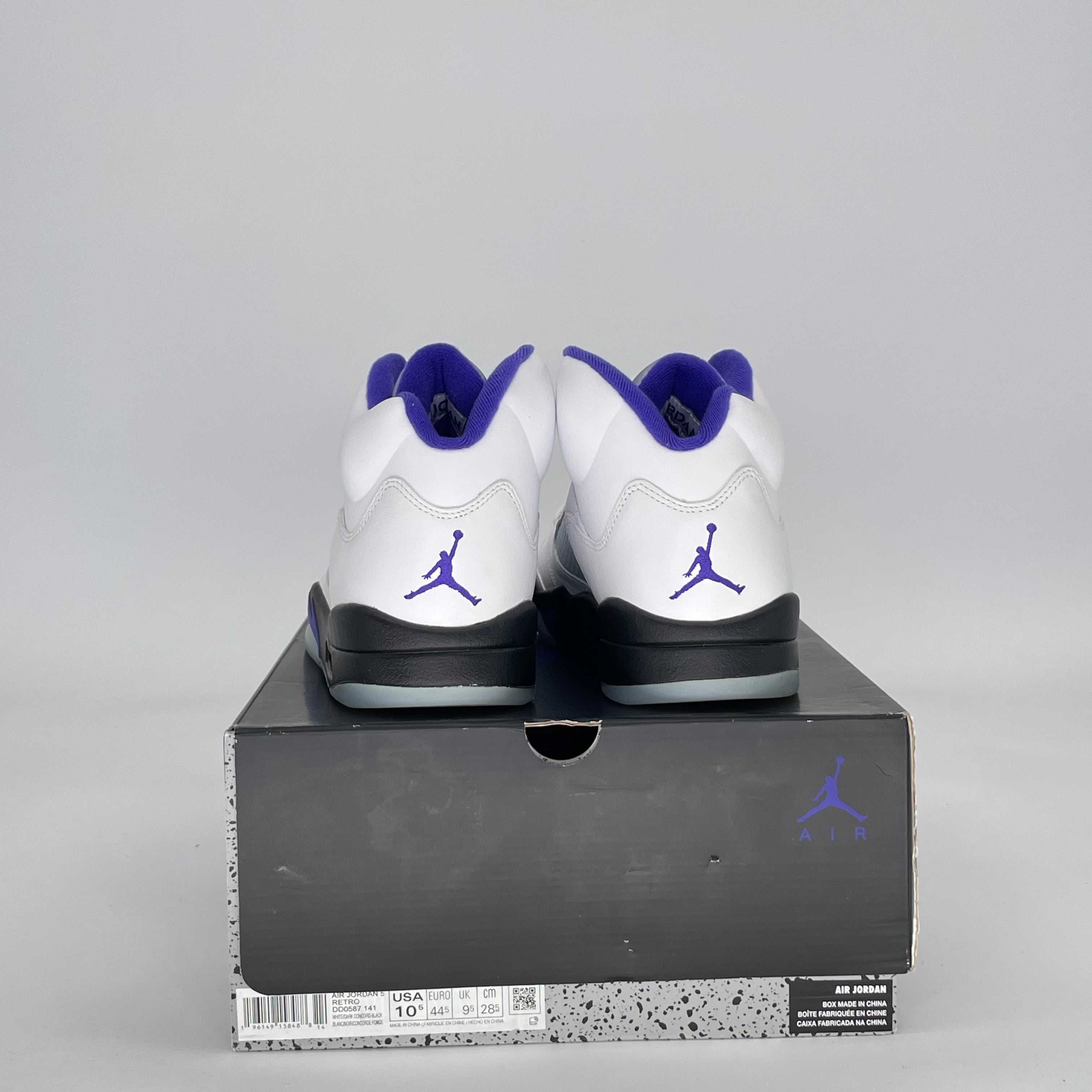 AIR JORDAN 5 DARK CONCORD DD0587-141 SIZE 10.5/12W