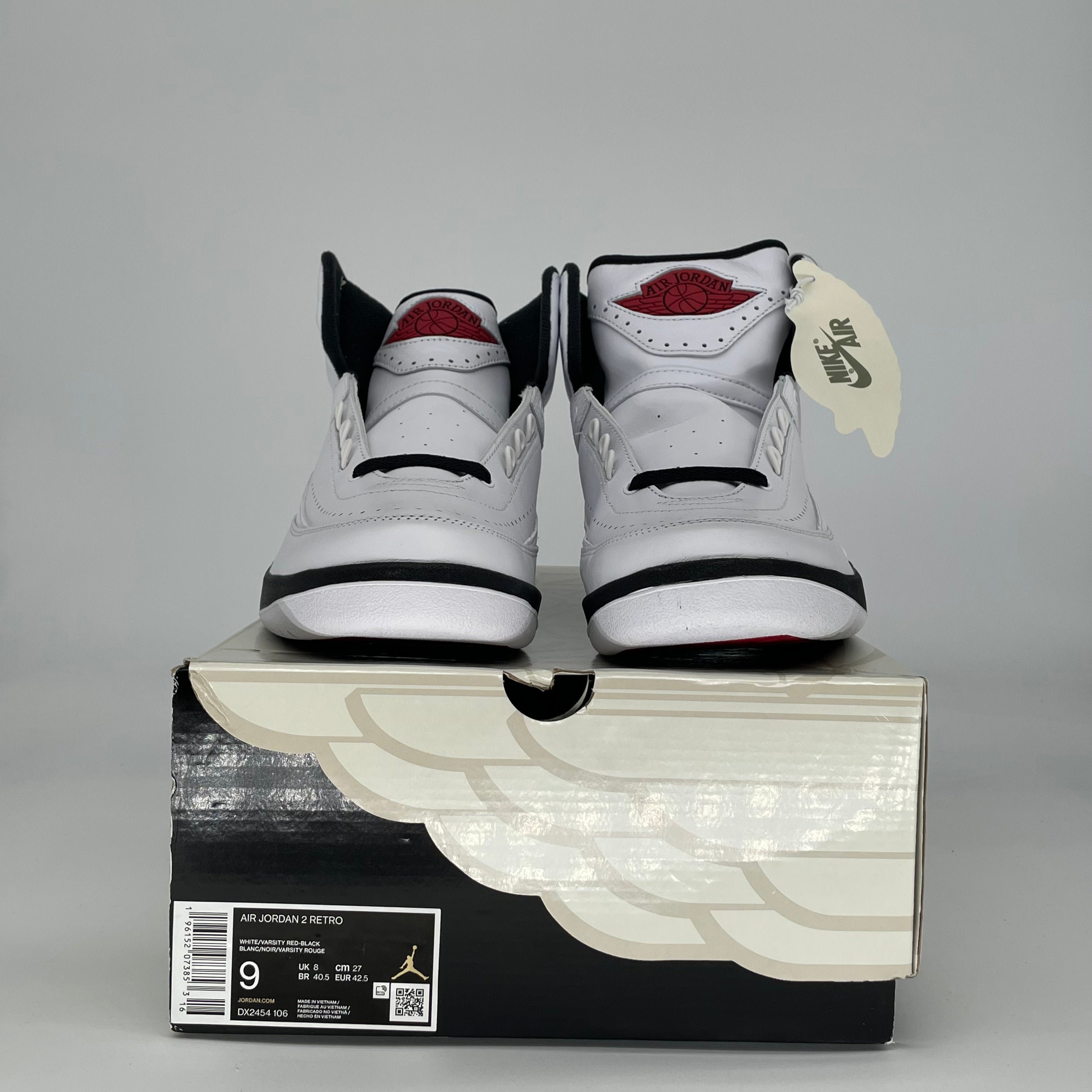 AIR JORDAN 2 CHICAGO (2022) DX2454-106 SIZE 9/10.5W