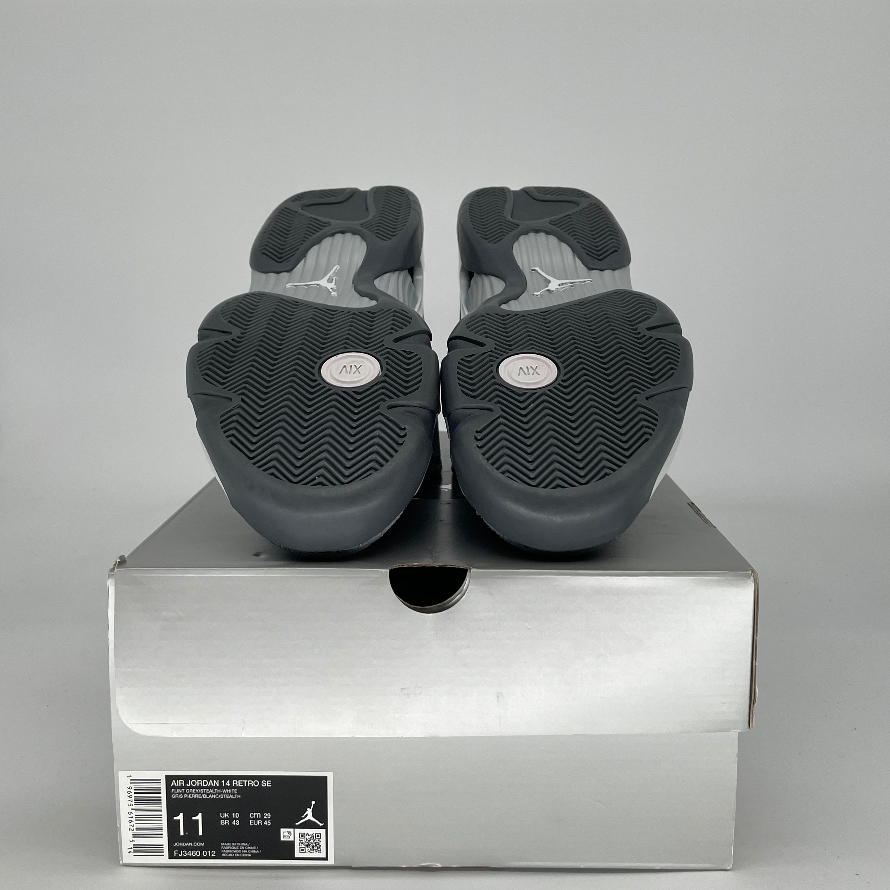 AIR JORDAN 14 FLINT GREY FJ3460-012 SIZE 11/12.5W