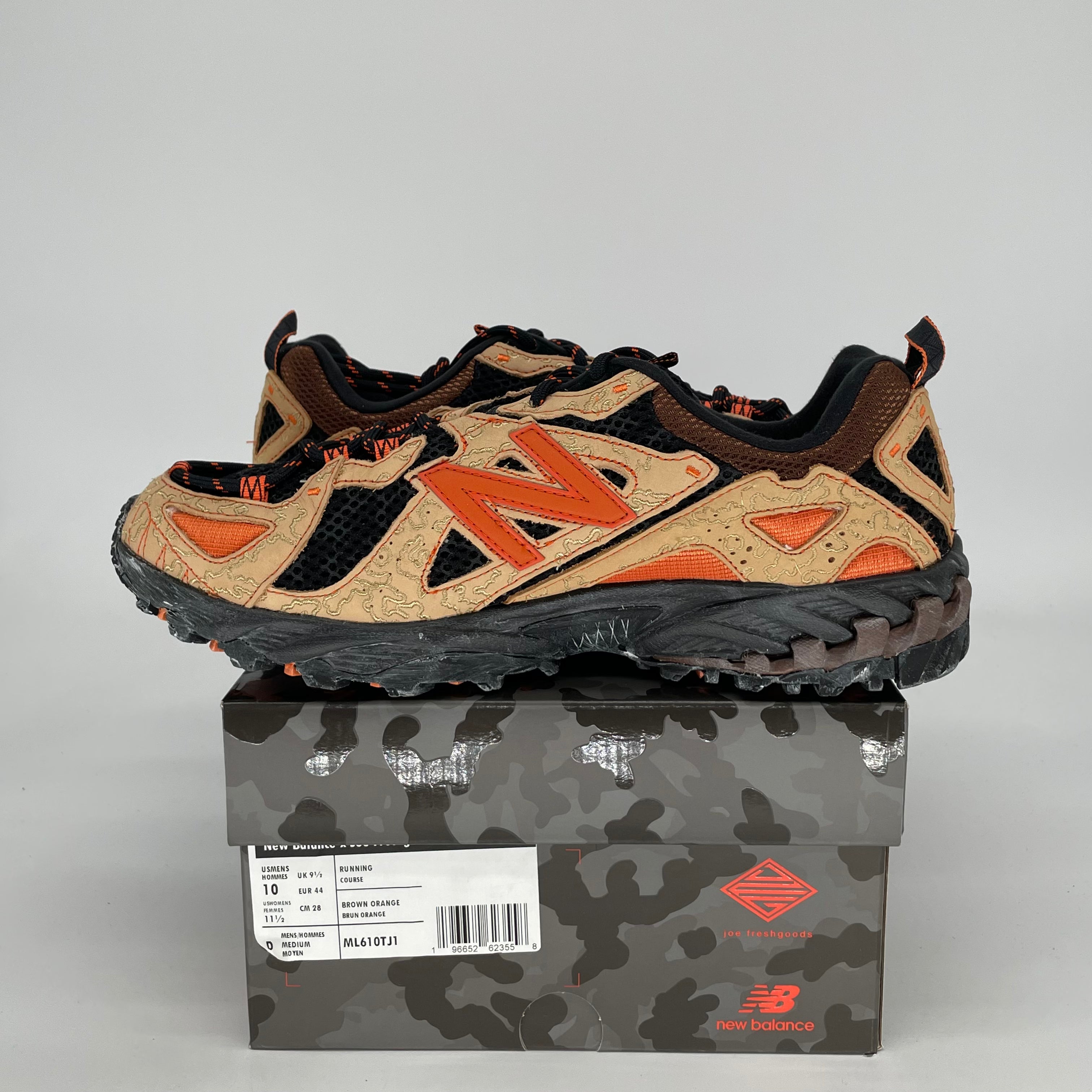 JOE FRESHGOODS X NEW BALANCE 610 BTS LIL DESERT ML610TJ1 SIZE 10/11.5W