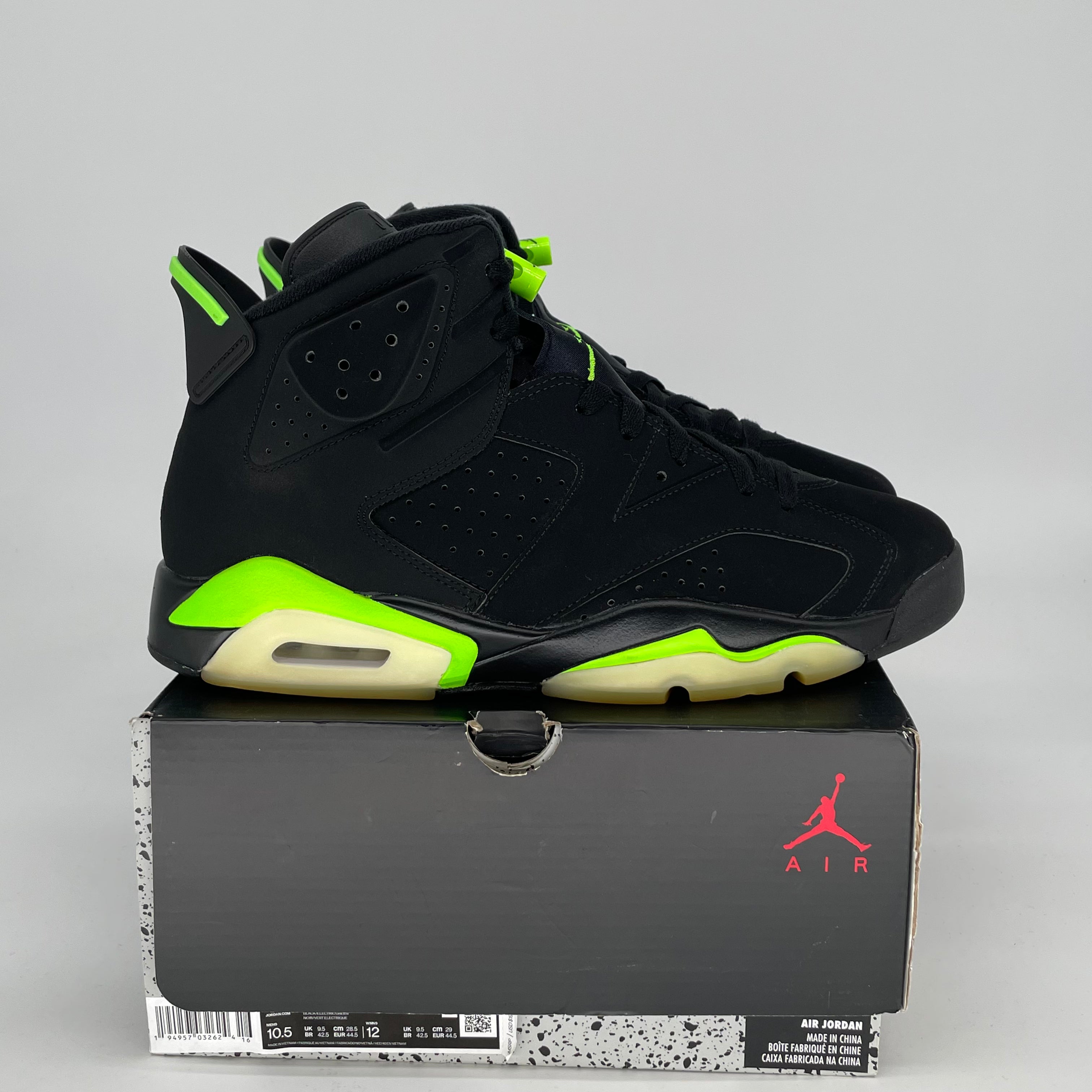 AIR JORDAN 6 ELECTRIC GREEN SIZE 10.5/12W CT8529-003