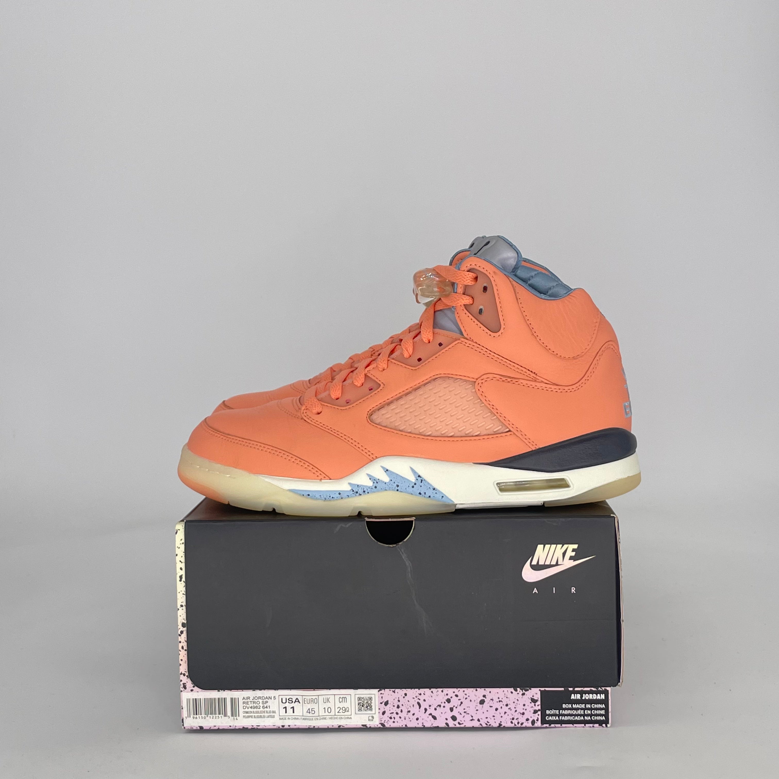 AIR JORDAN 5 DJ KHALED WE THE BEST CRIMSON BLISS DV4982-641 SIZE 11/12.5W