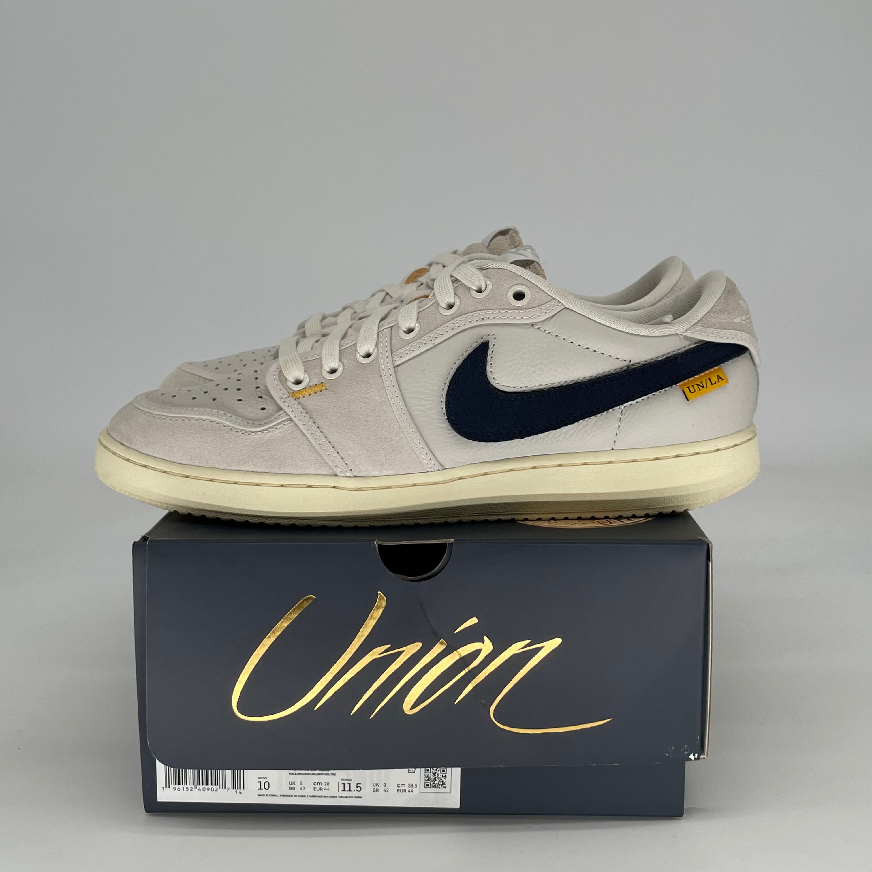 AIR JORDAN 1 LOW UNION AJKO SAIL LEATHER DZ4864-100 SIZE 10/11.5W