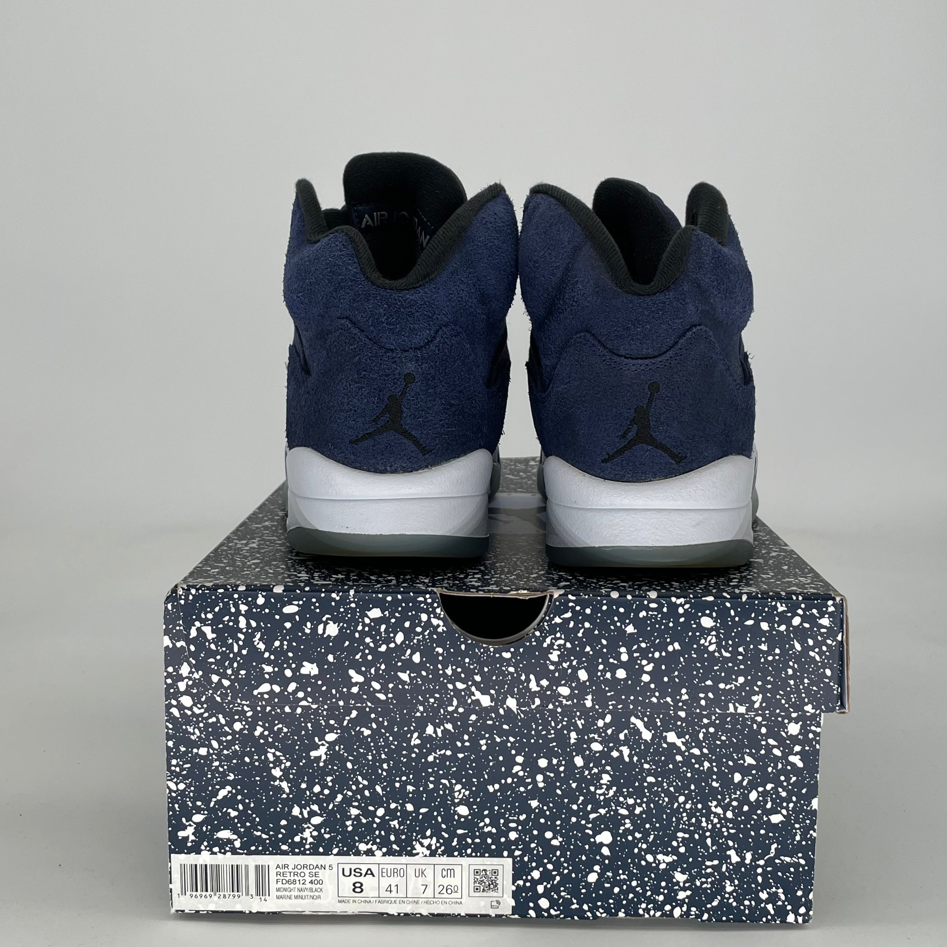 AIR JORDAN 5 MIDNIGHT NAVY FD6812-400 SIZE 8/9.5W