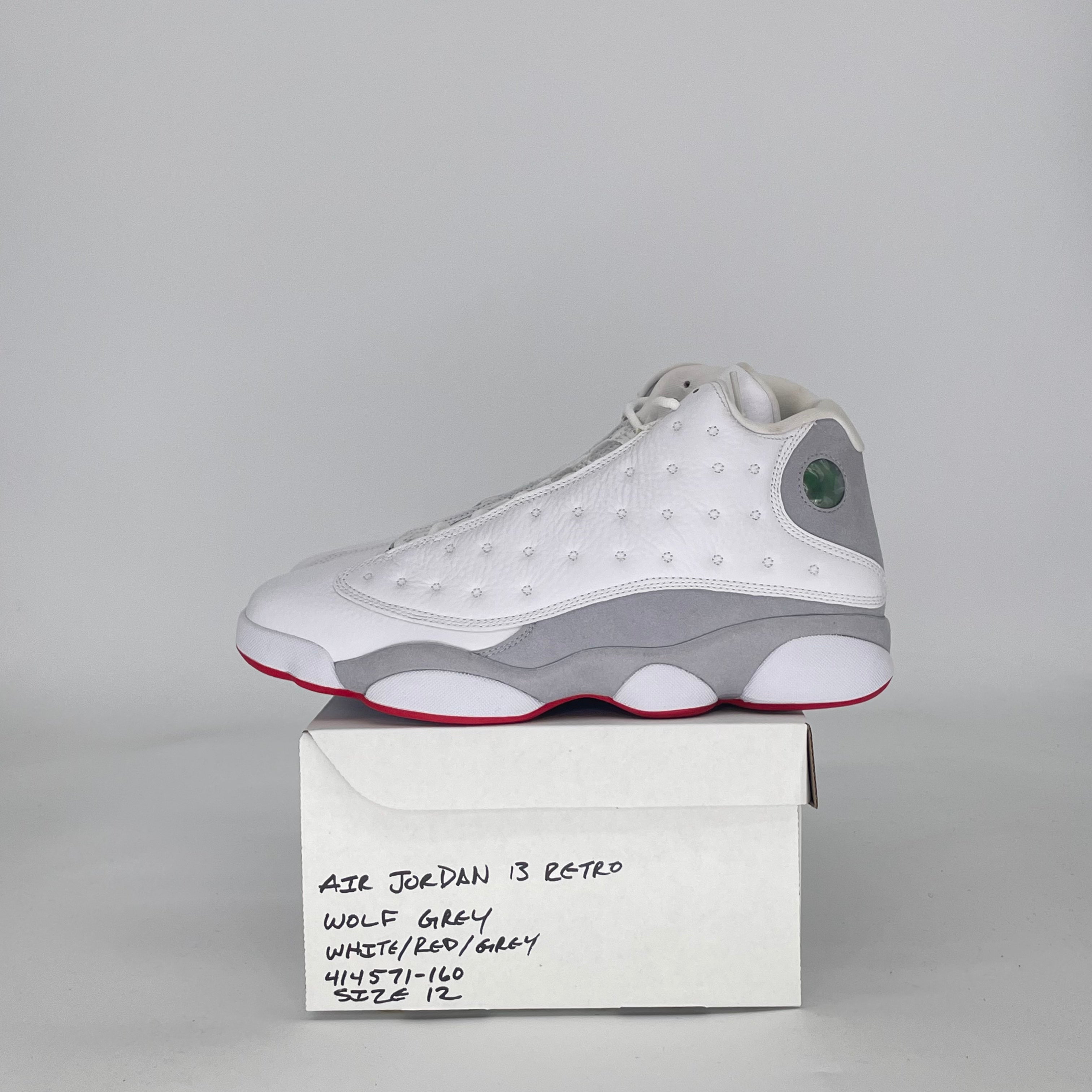 AIR JORDAN 13 WOLF GREY 414571-160 SIZE 12/13.5W