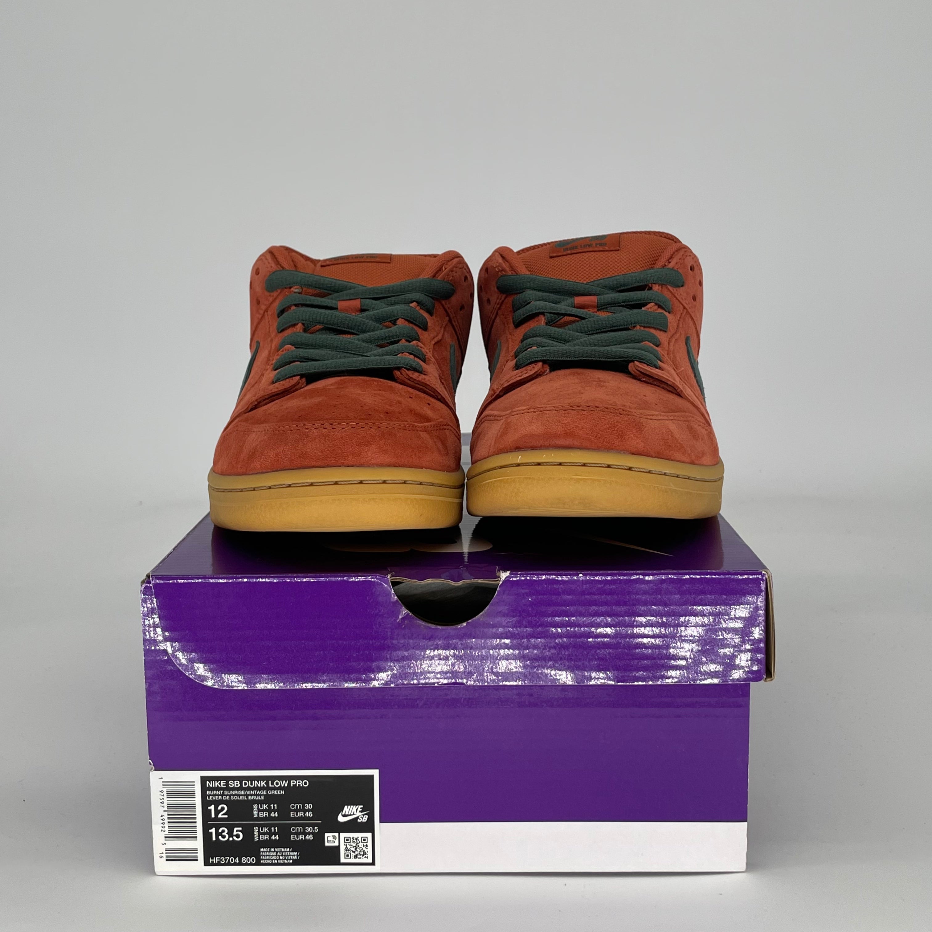 NIKE SB DUNK LOW BURNT SUNRISE HF3704-800 SIZE 12/13.5W