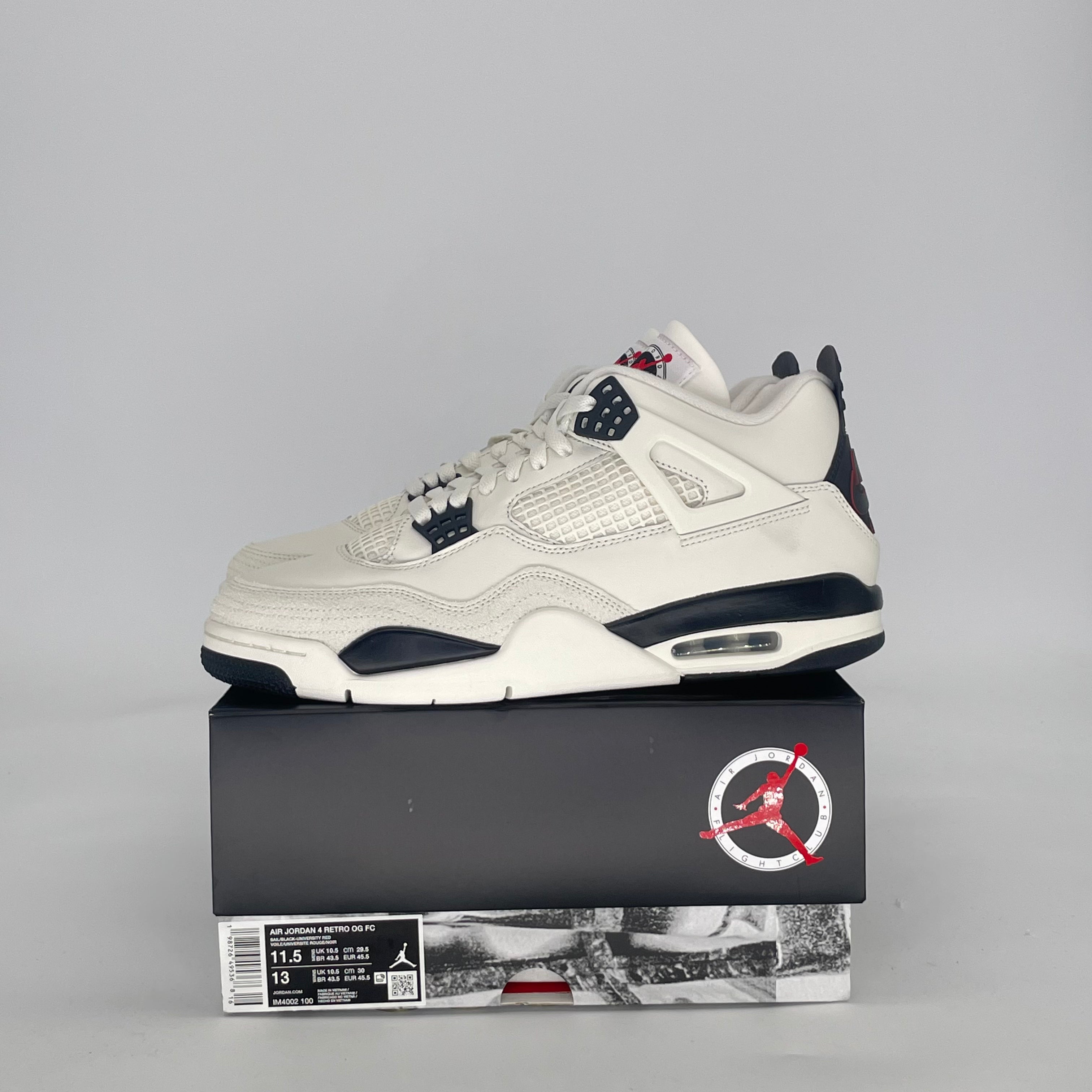 AIR JORDAN 4 FLIGHT CLUB IM4002-100 SIZE 11.5/13W