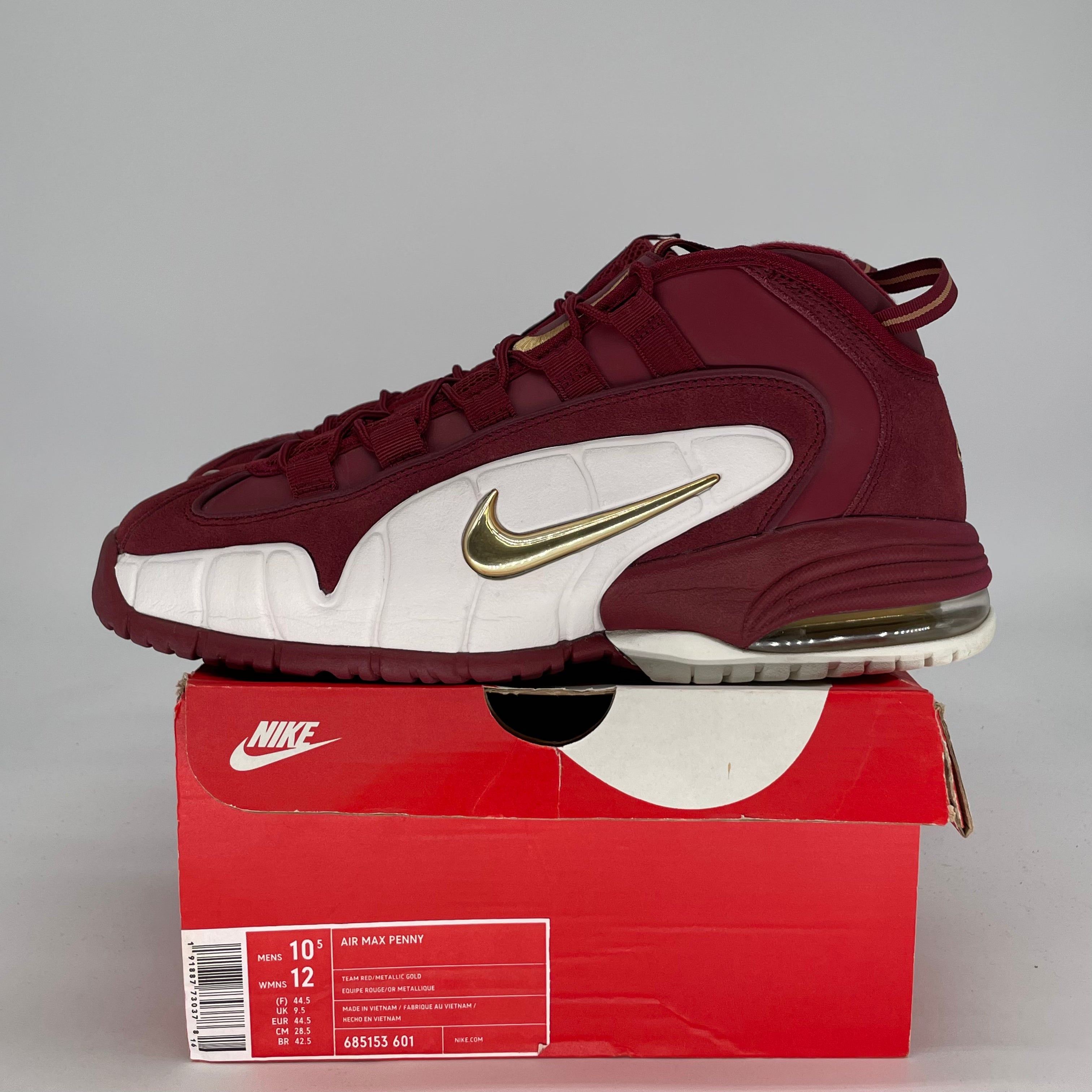 NIKE AIR MAX PENNY HOUSE PARTY 685153-601 SIZE 10.5/12W