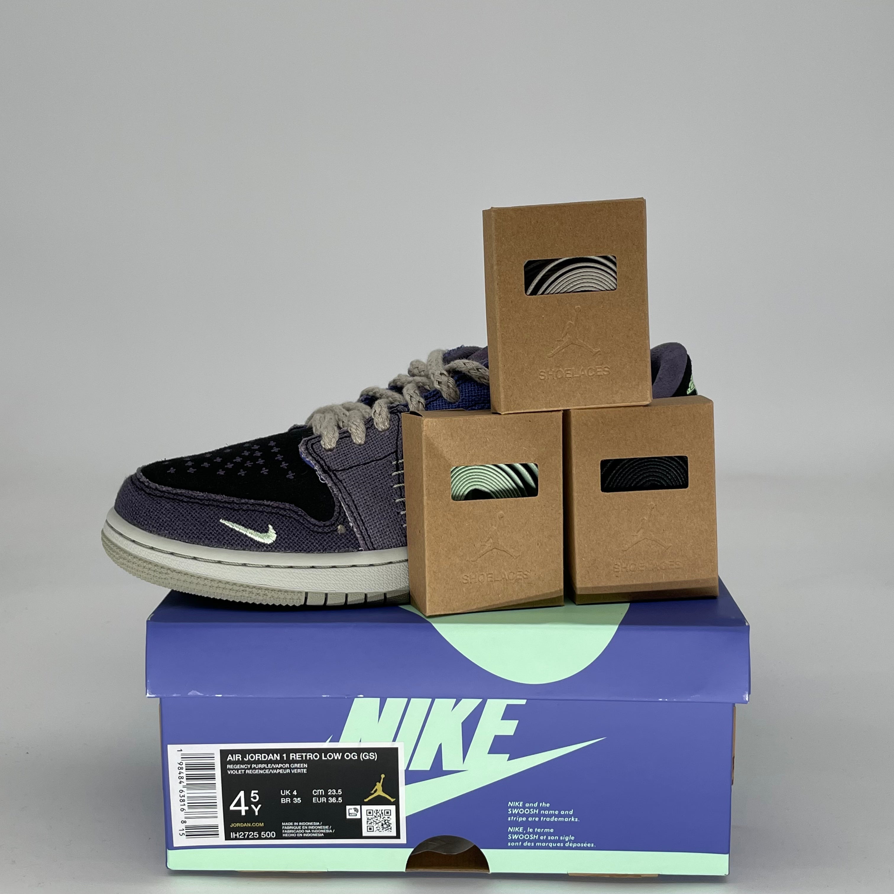 AIR JORDAN 1 LOW ZION WILLIAMSON VOODOO ALTERNATE IH2725-500 SIZE 4.5/6W