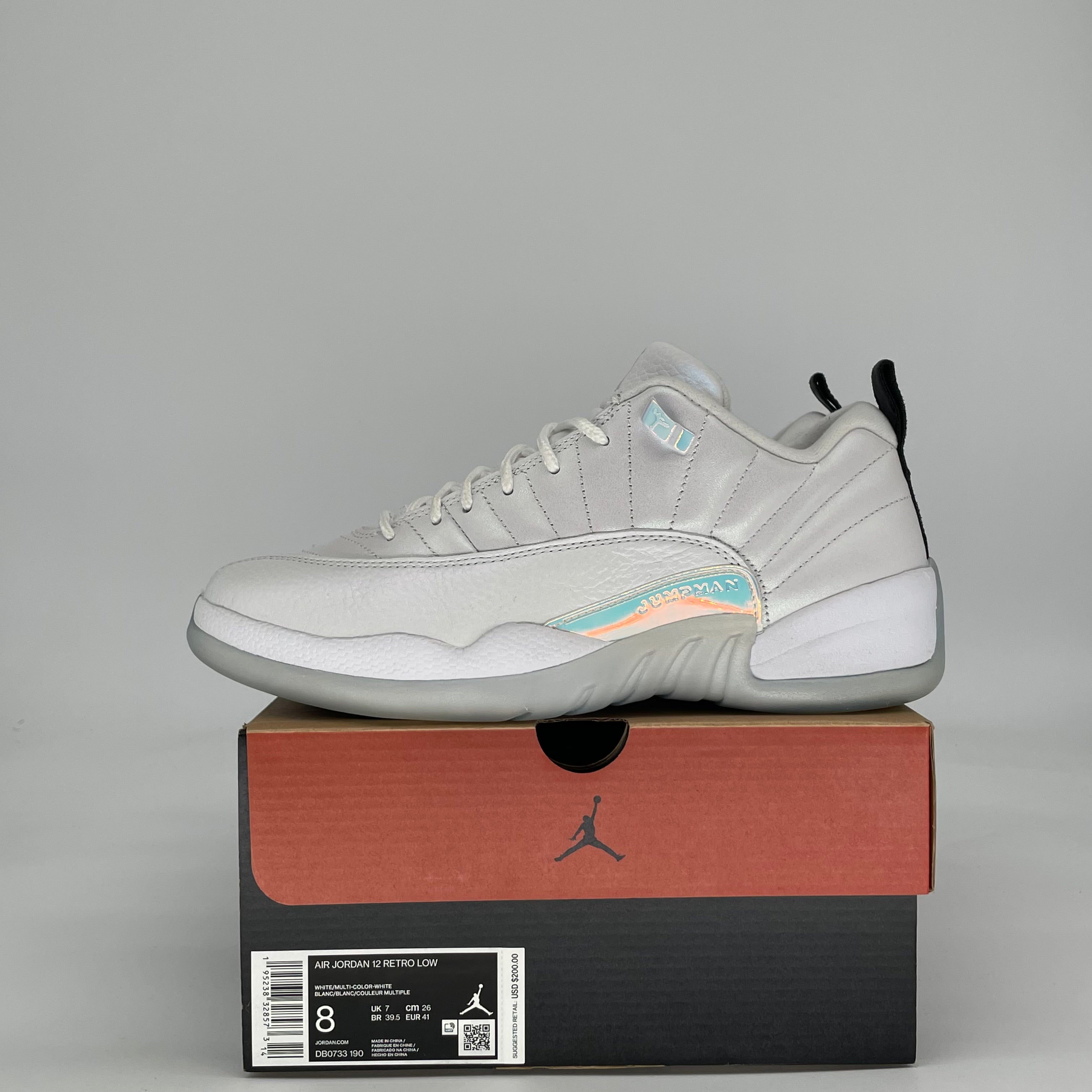 AIR JORDAN 12 LOW EASTER DB0733-190 SIZE 8/9.5W