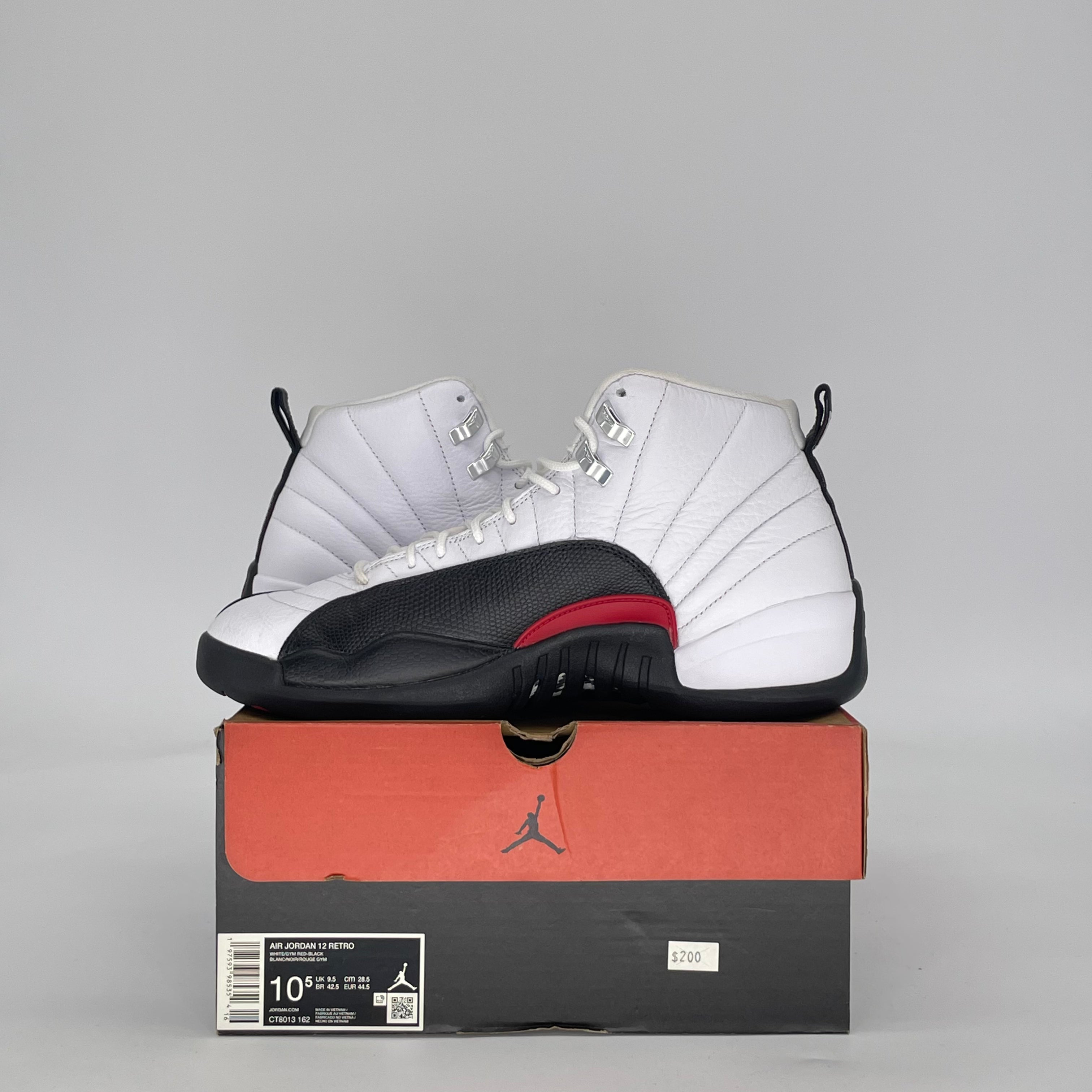 AIR JORDAN 12 TAXI FLIP CT8013-162 SIZE 10.5/12W