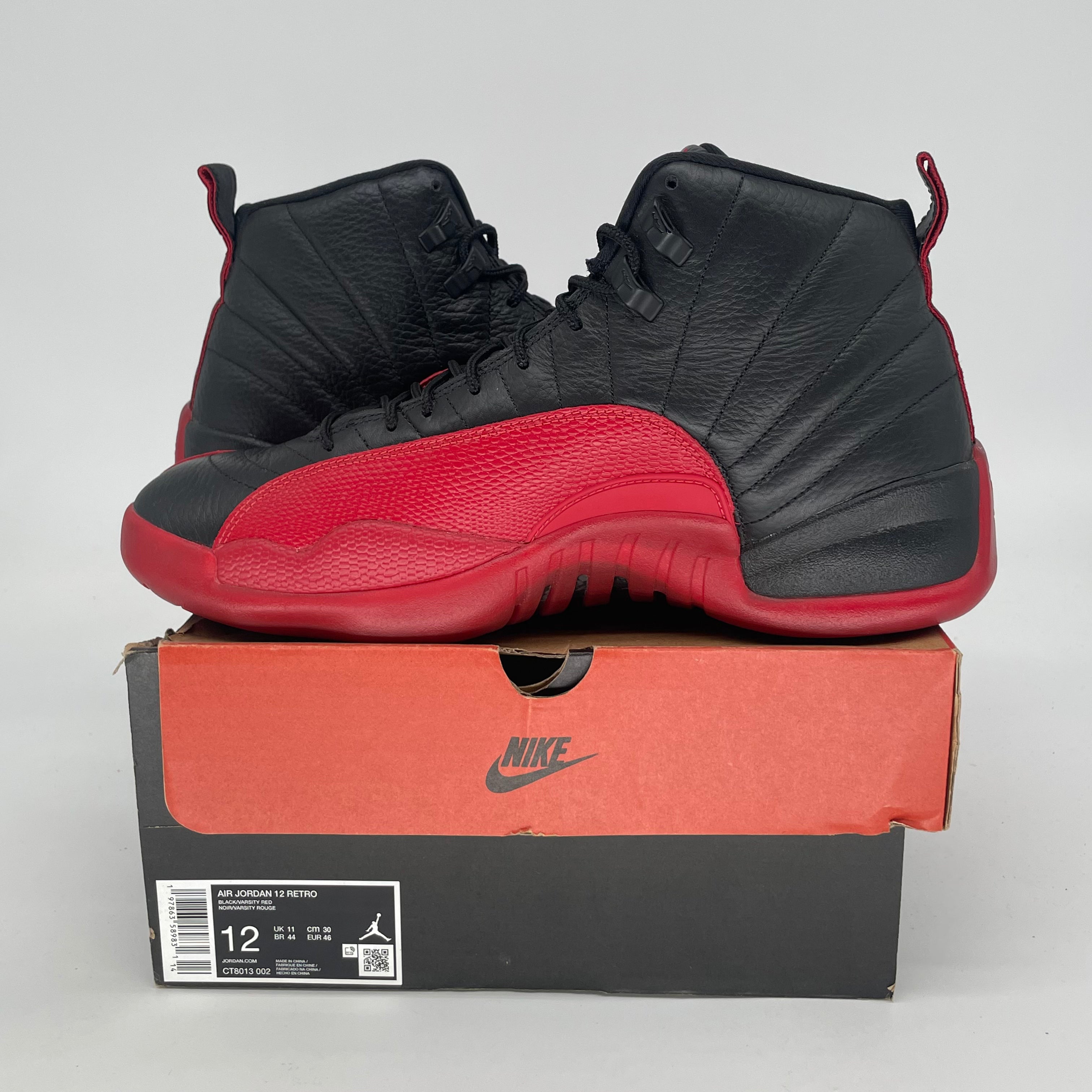 AIR JORDAN 12 FLU GAME CT8013-002 SIZE 12/13.5W