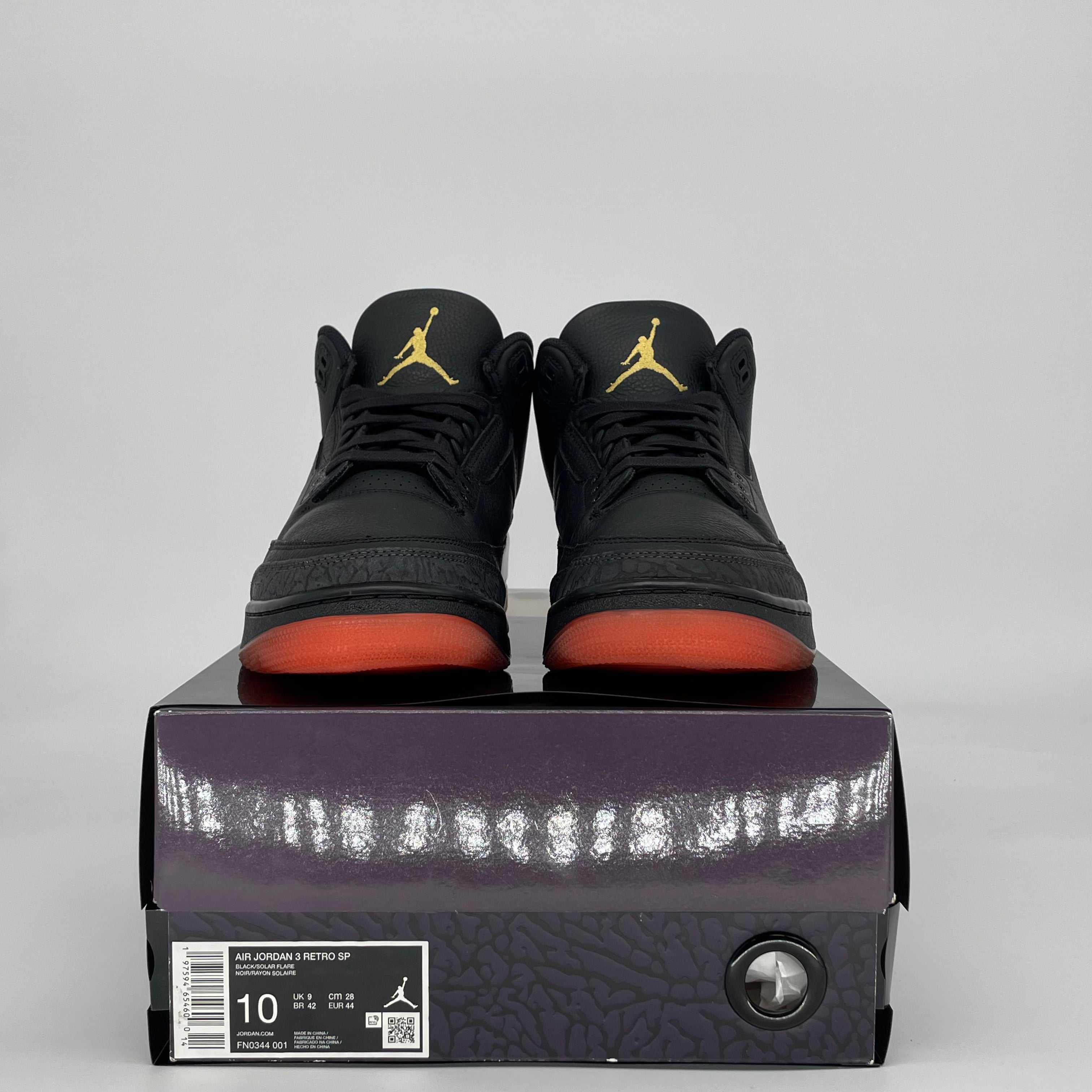 AIR JORDAN 3 J BALVIN RIO FN0344-001 SIZE 10/11.5W