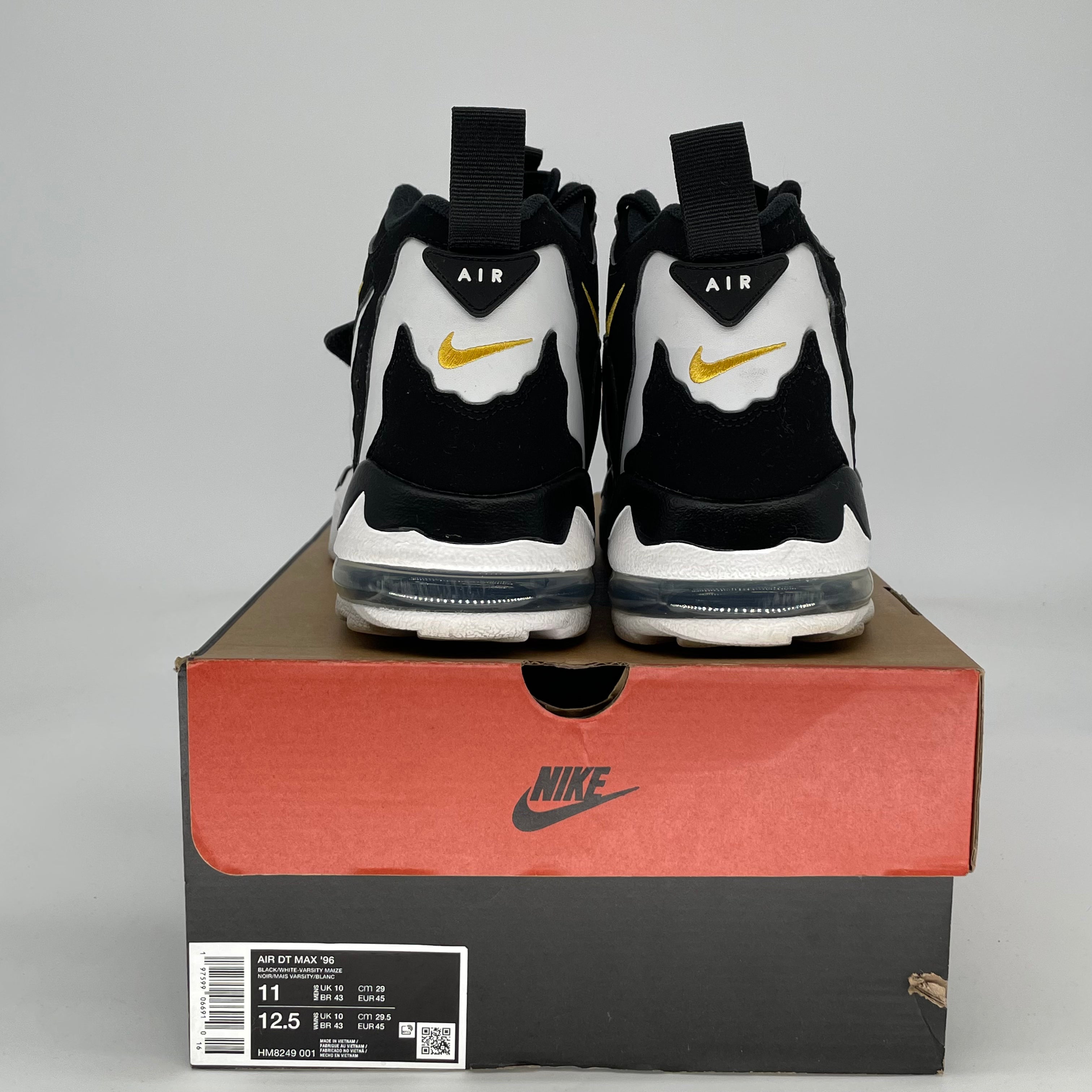NIKE AIR DT MAX '96 BLACK WHITE HM8249-001 SIZE 11/12.5W
